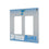 St. Louis Blues Linen Hidden-Screw Light Switch Plate
