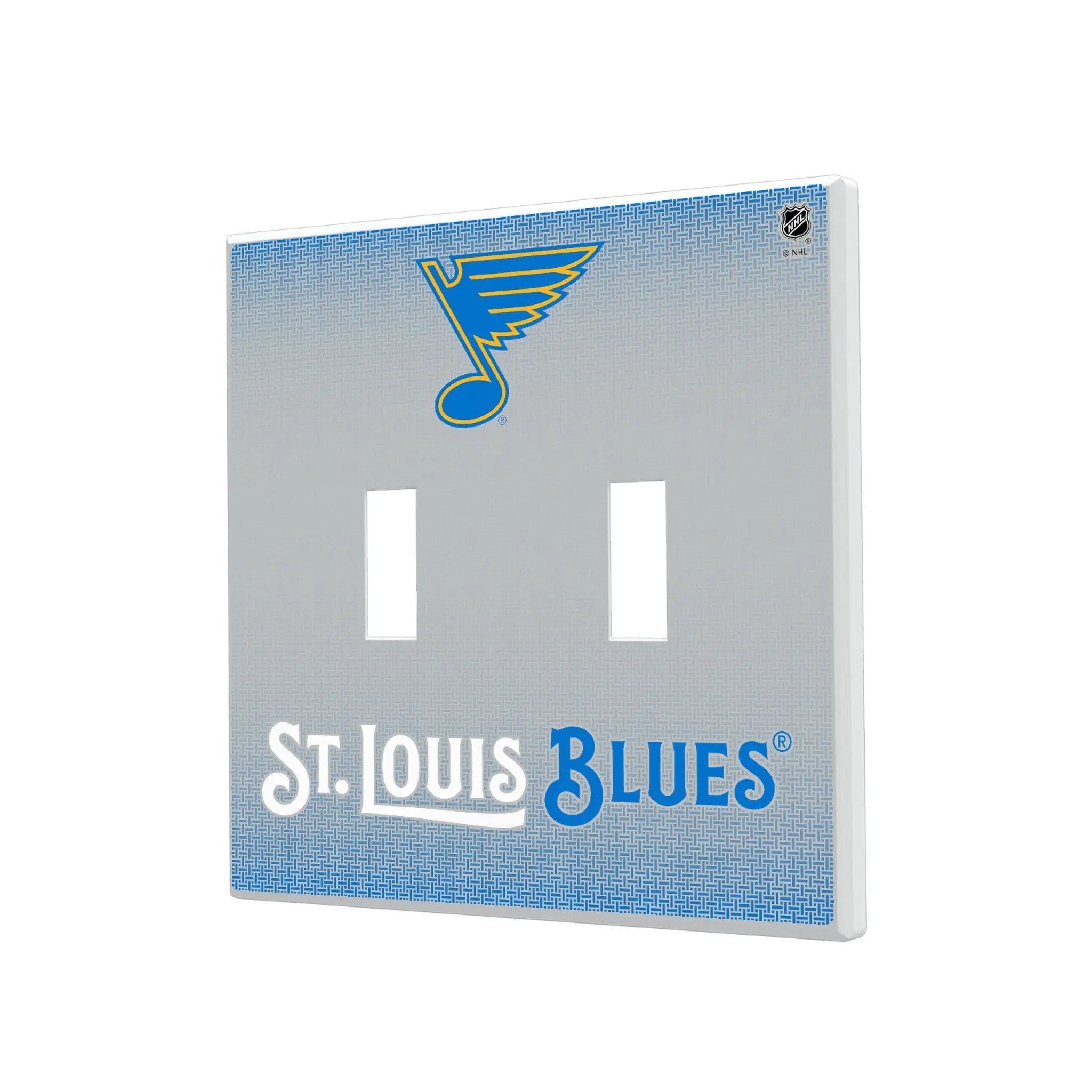 St. Louis Blues Linen Hidden-Screw Light Switch Plate
