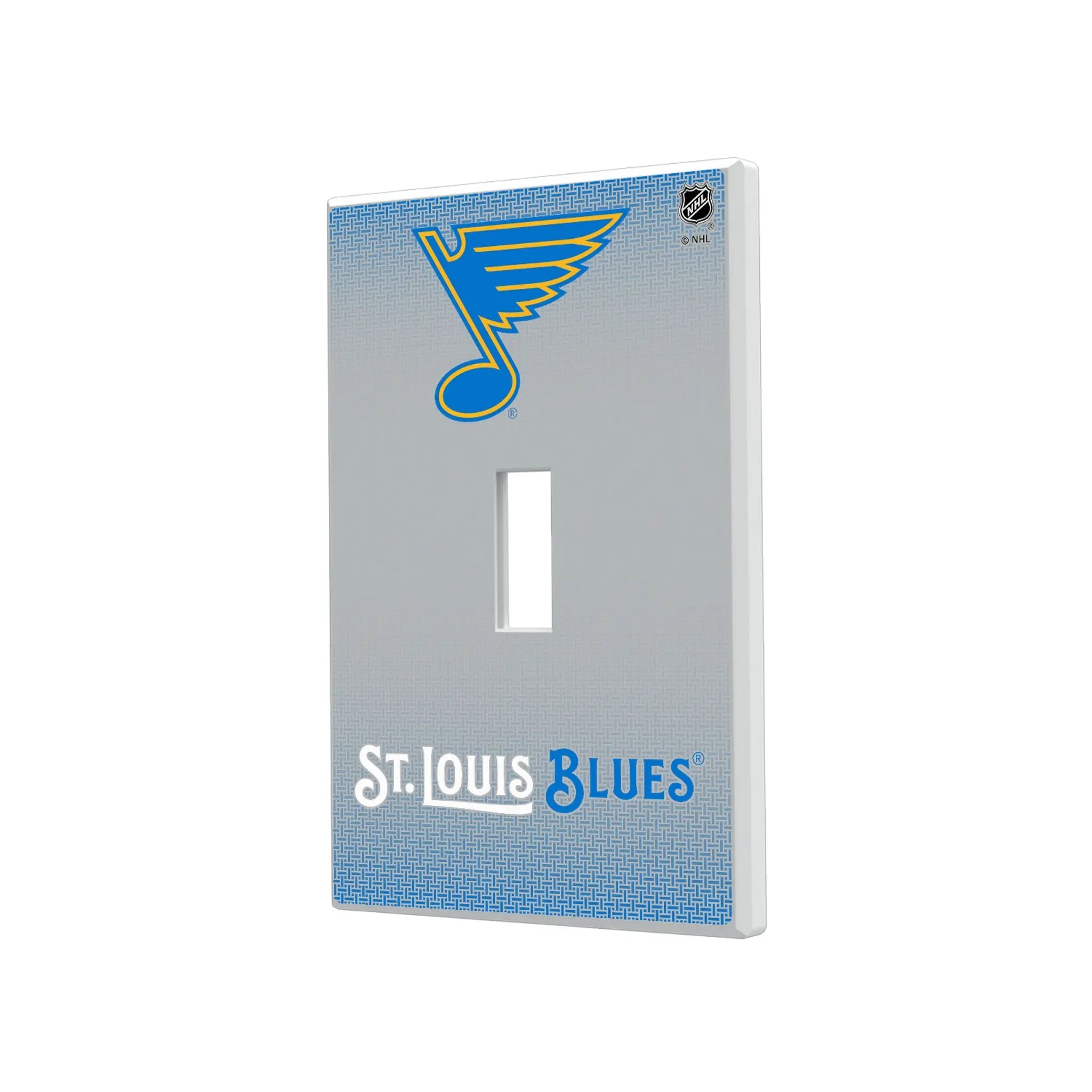 St. Louis Blues Linen Hidden-Screw Light Switch Plate