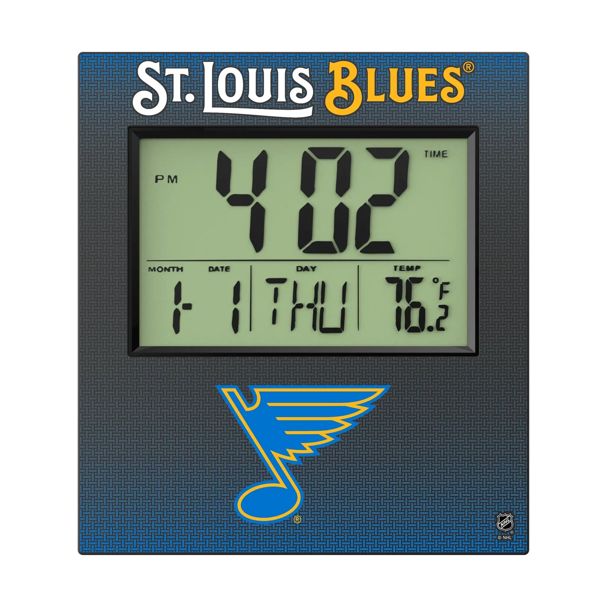 St. Louis Blues Linen Wall Clock
