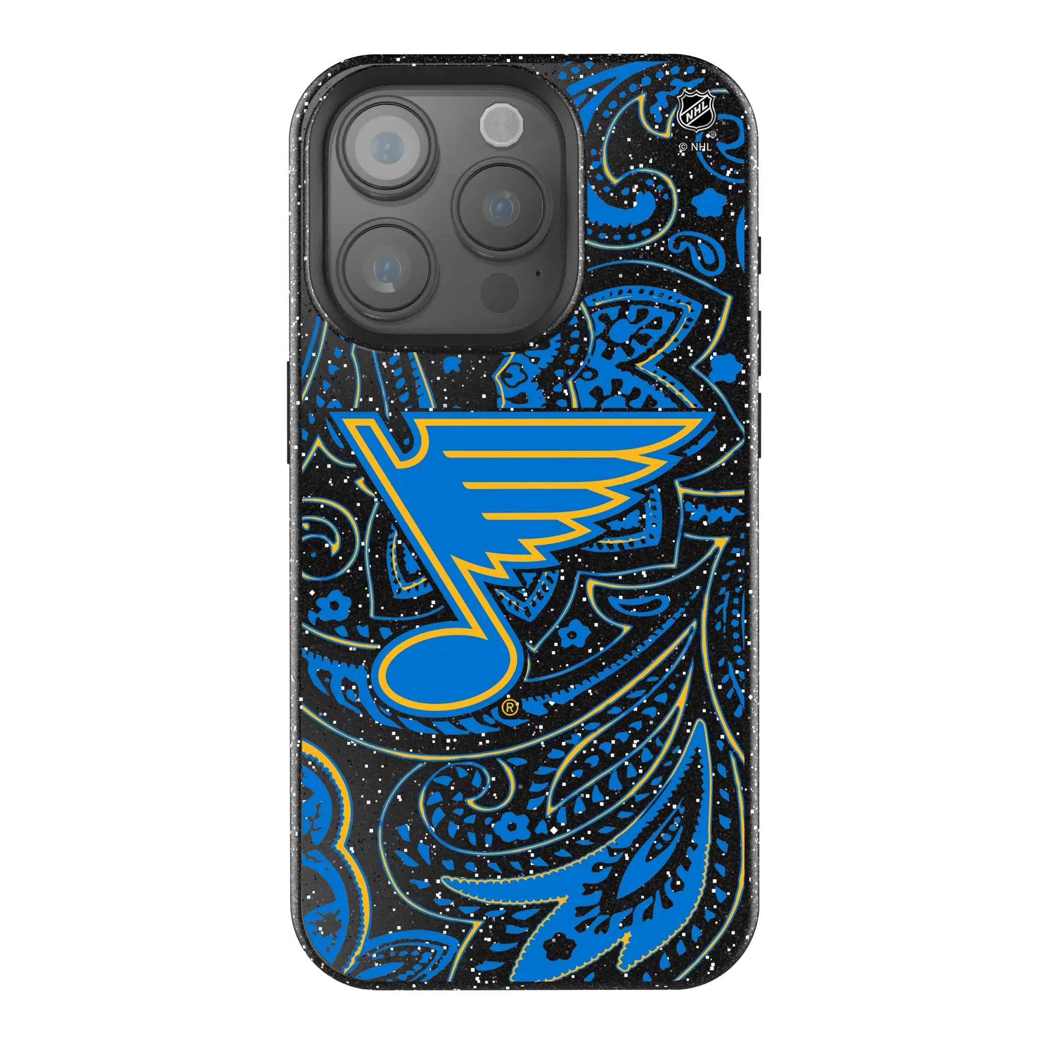St. Louis Blues Paisley Bling Phone Case
