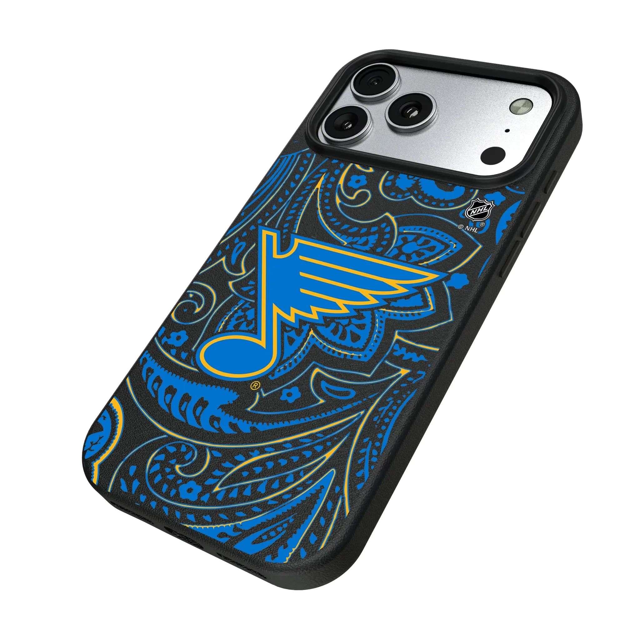 St. Louis Blues Paisley MagSafe Compatible Phone Case for Apple iPhone