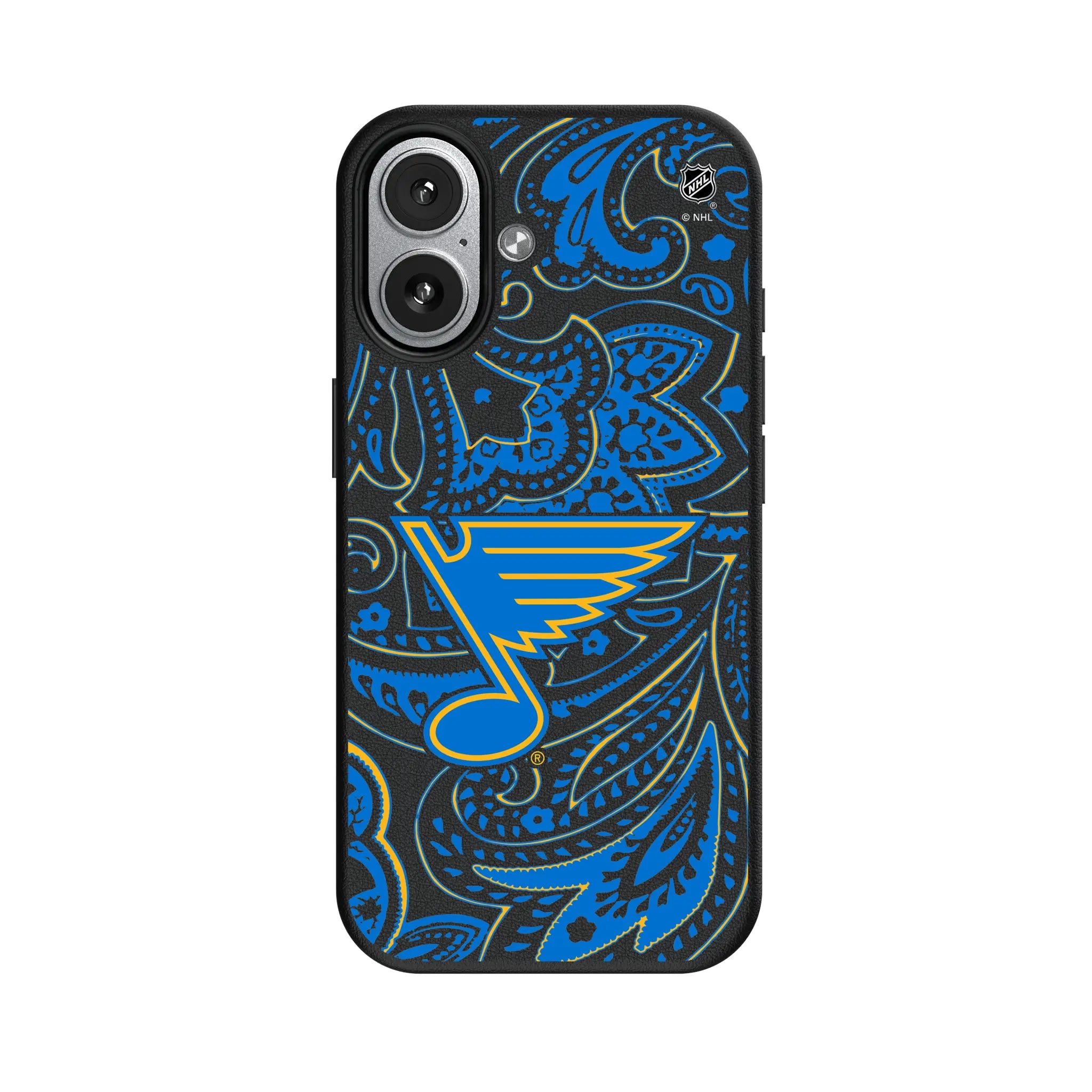 St. Louis Blues Paisley MagSafe Compatible Phone Case for Apple iPhone