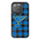 St. Louis Blues Plaid Bling Phone Case