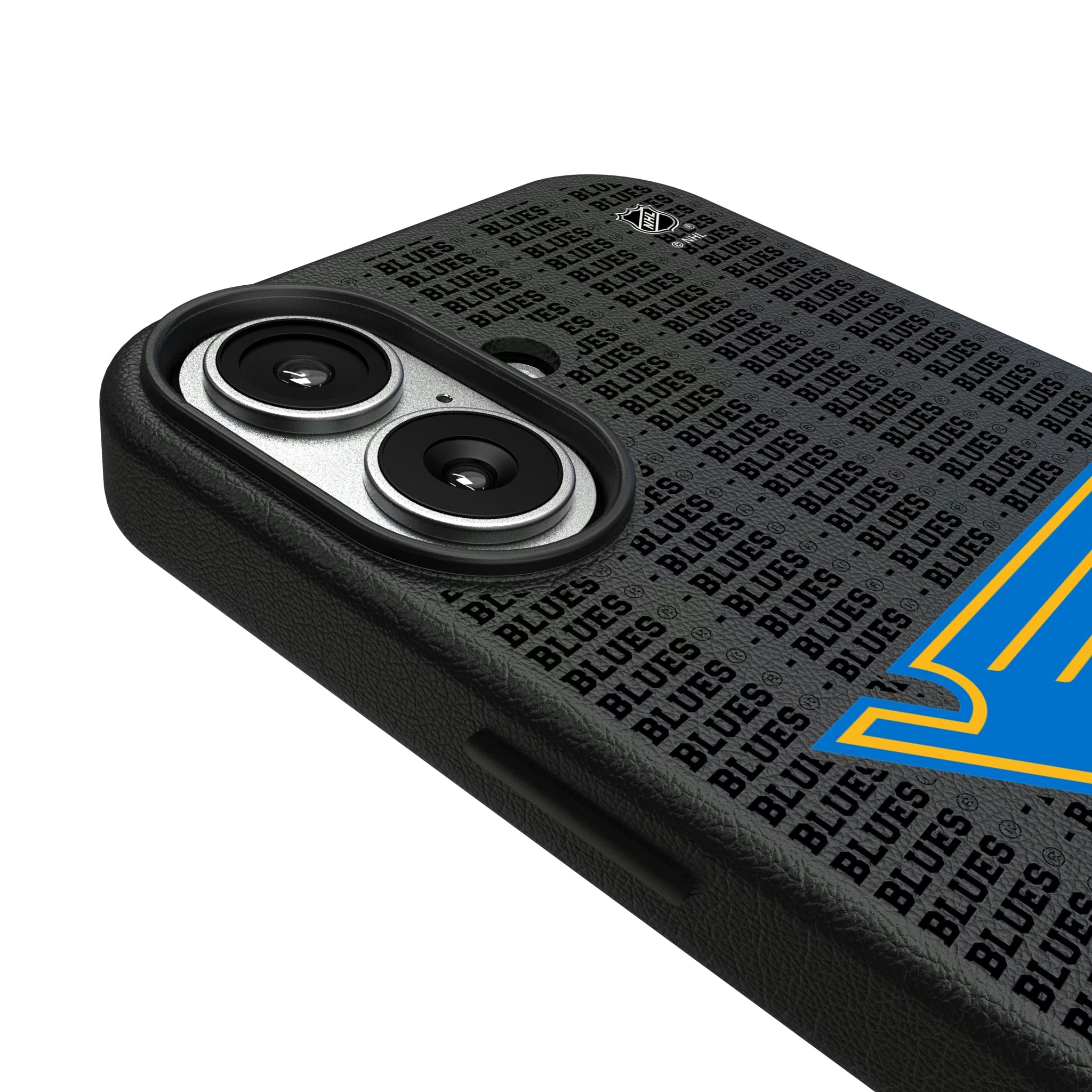 St. Louis Blues Text Backdrop MagSafe Compatible Phone Case for Apple iPhone - Sports Gifts, Sports Memorabilia, Sports Collectibles, Fan Shop