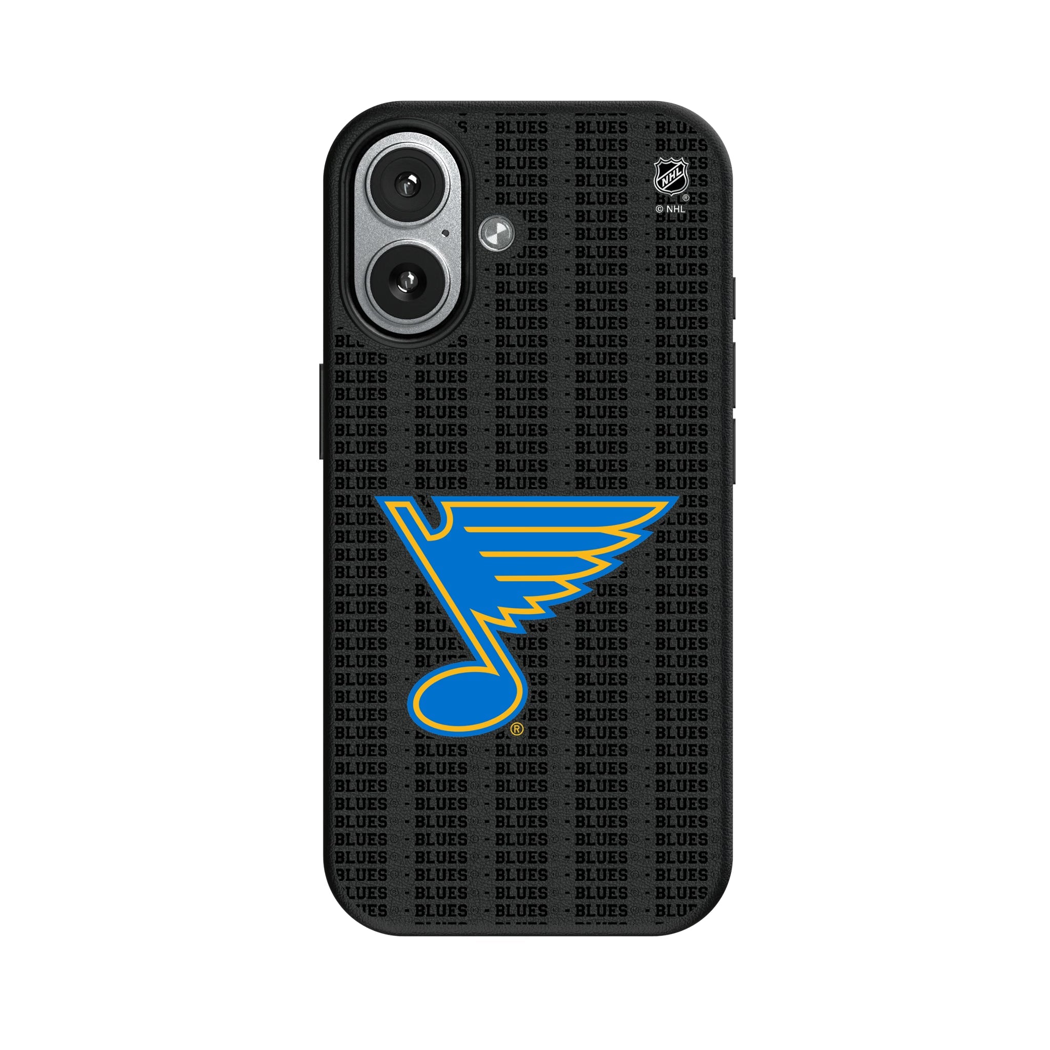 St. Louis Blues Text Backdrop MagSafe Compatible Phone Case for Apple iPhone - Sports Gifts, Sports Memorabilia, Sports Collectibles, Fan Shop