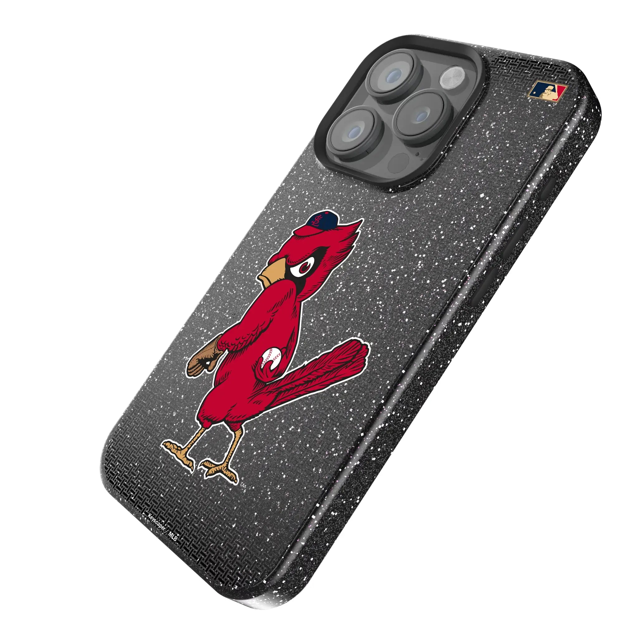 St Louis Cardinals 1950s - Cooperstown Collection Linen Bling Phone Case for Apple iPhone