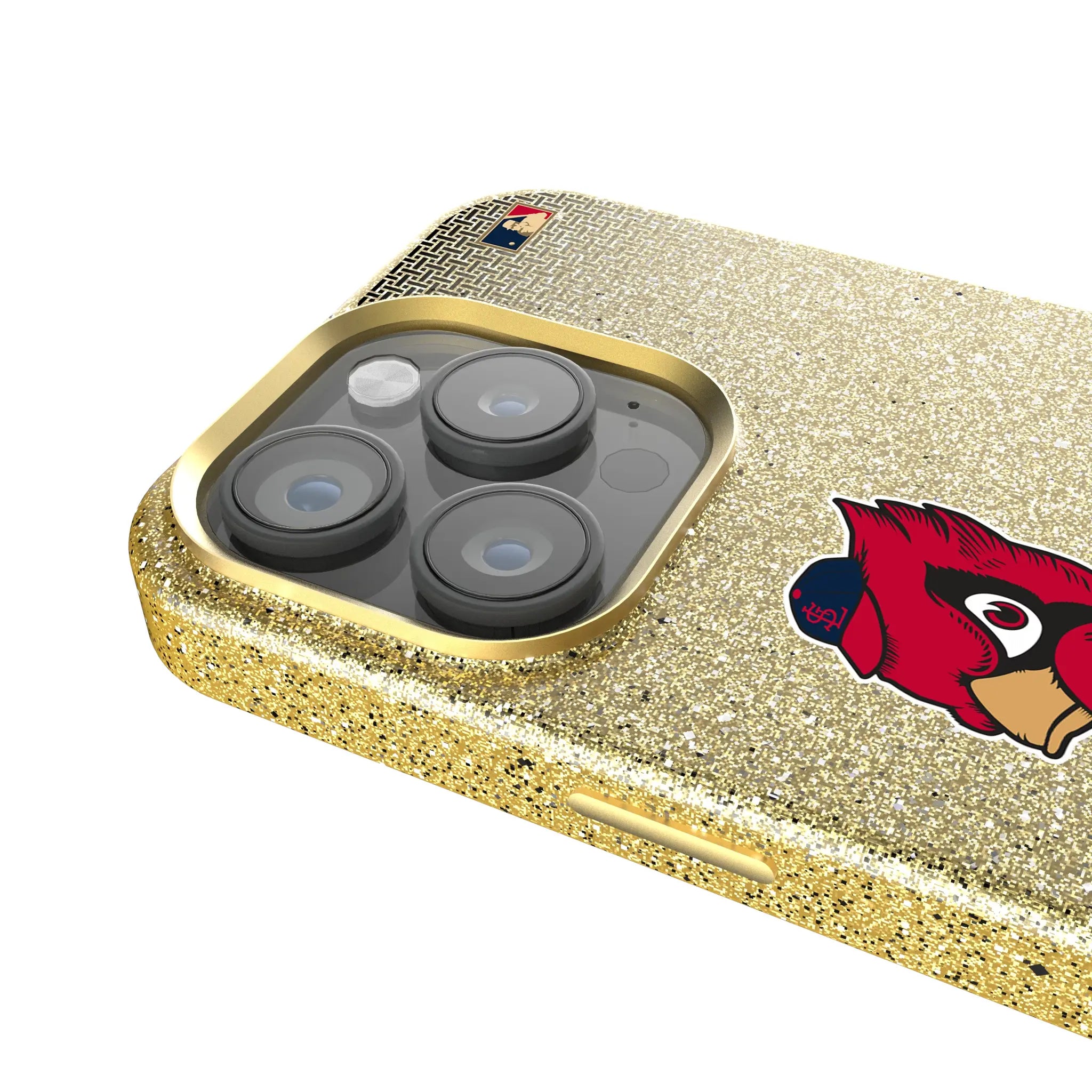 St Louis Cardinals 1950s - Cooperstown Collection Linen Bling Phone Case for Apple iPhone