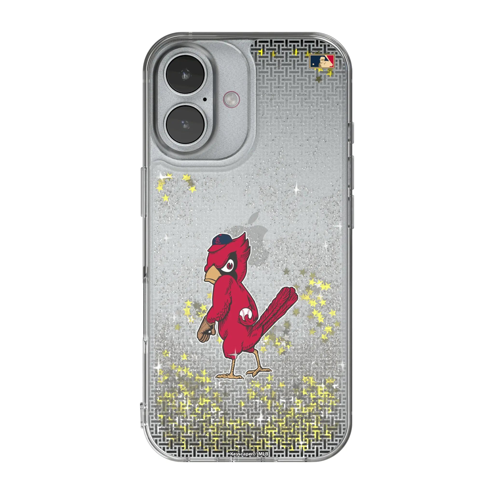 St Louis Cardinals 1950s - Cooperstown Collection Linen Glitter Phone Case