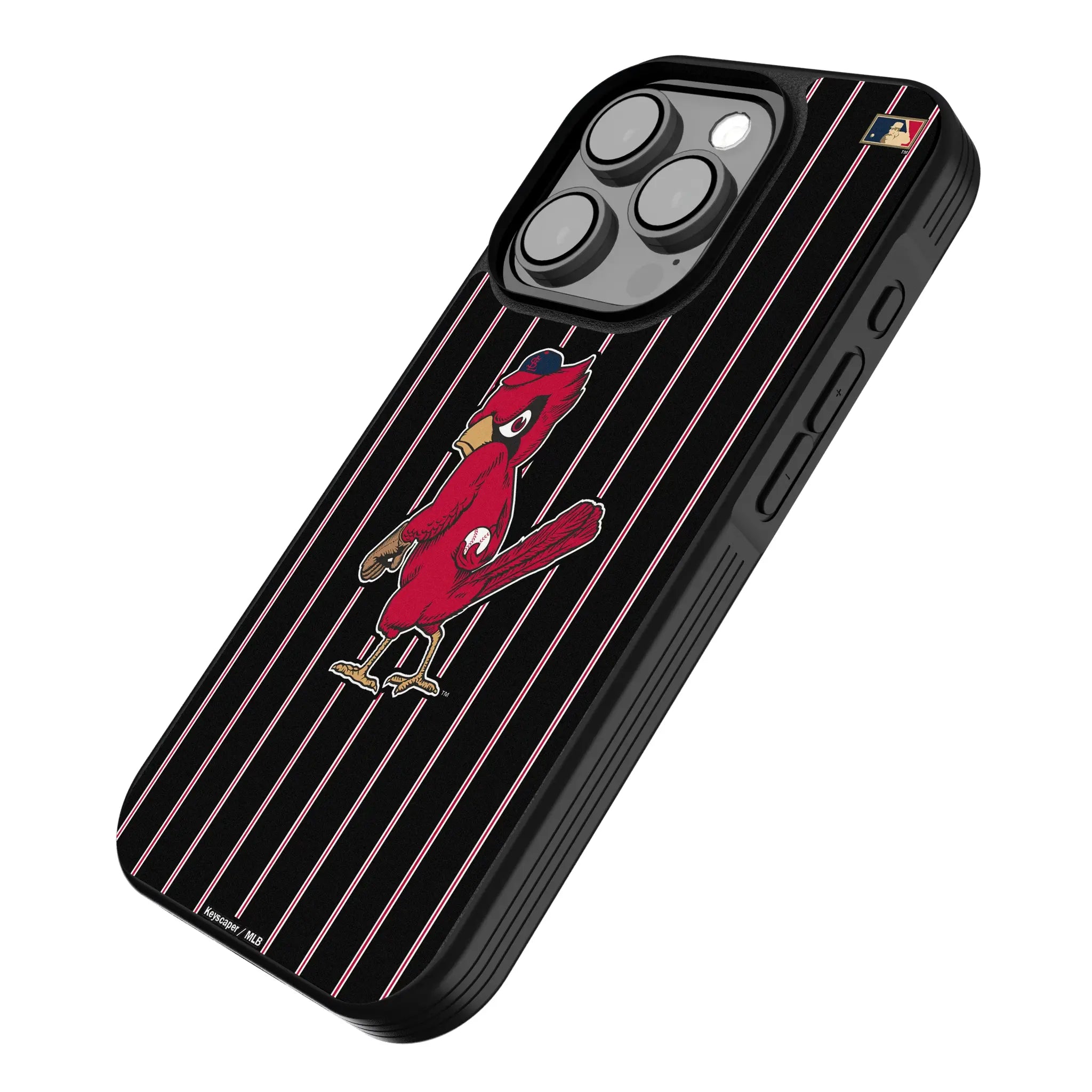 St Louis Cardinals 1950s - Cooperstown Collection Pinstripe Bump Phone Case