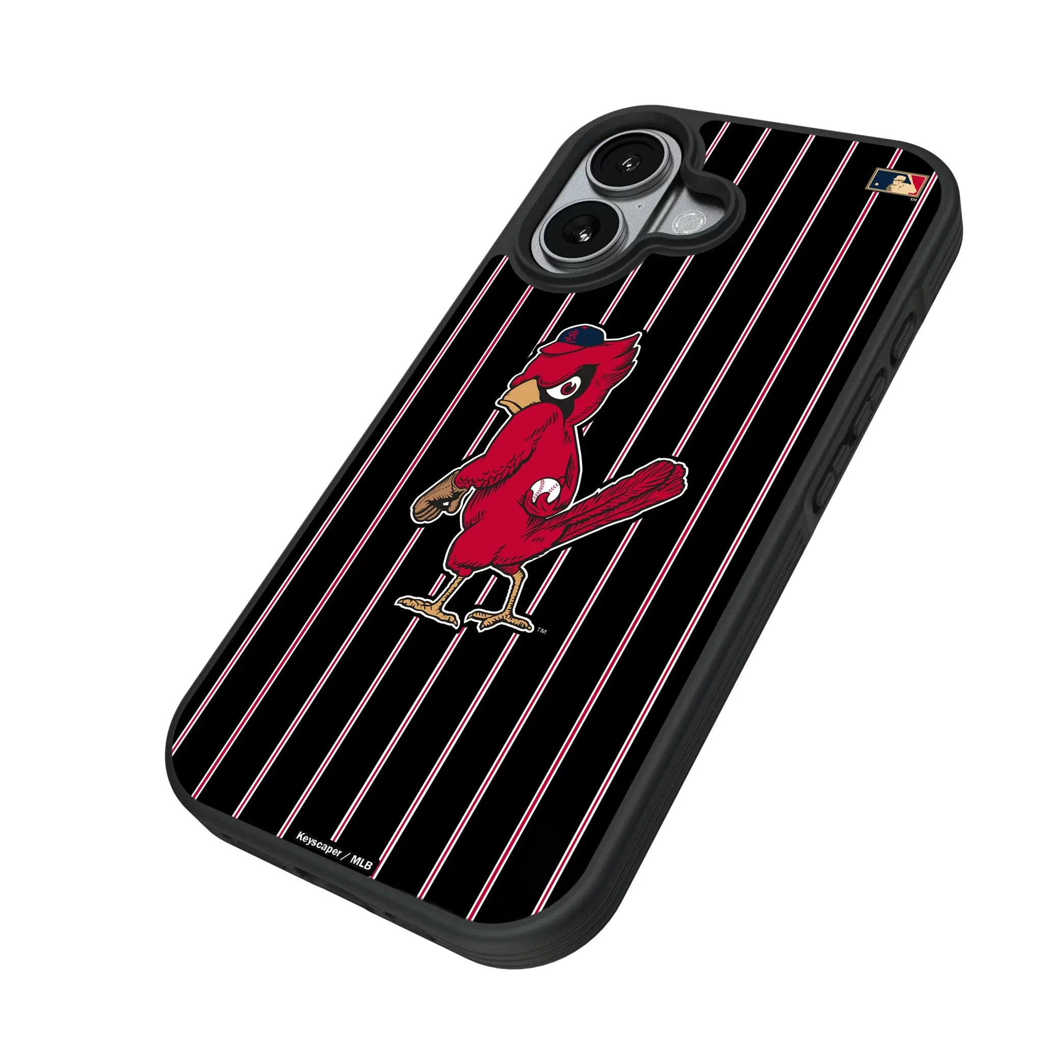 St Louis Cardinals 1950s - Cooperstown Collection Pinstripe Bump Phone Case