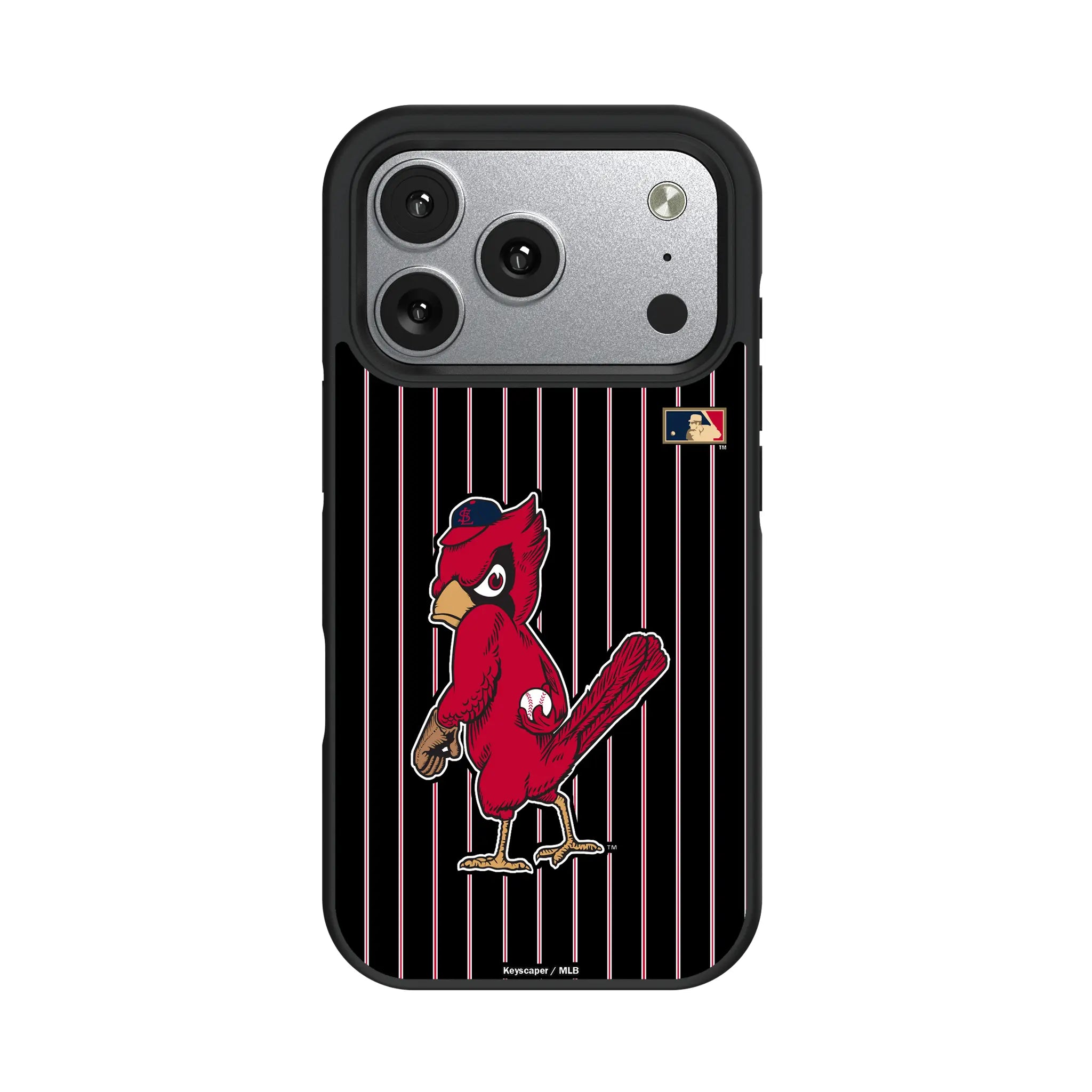 St Louis Cardinals 1950s - Cooperstown Collection Pinstripe Bump Phone Case