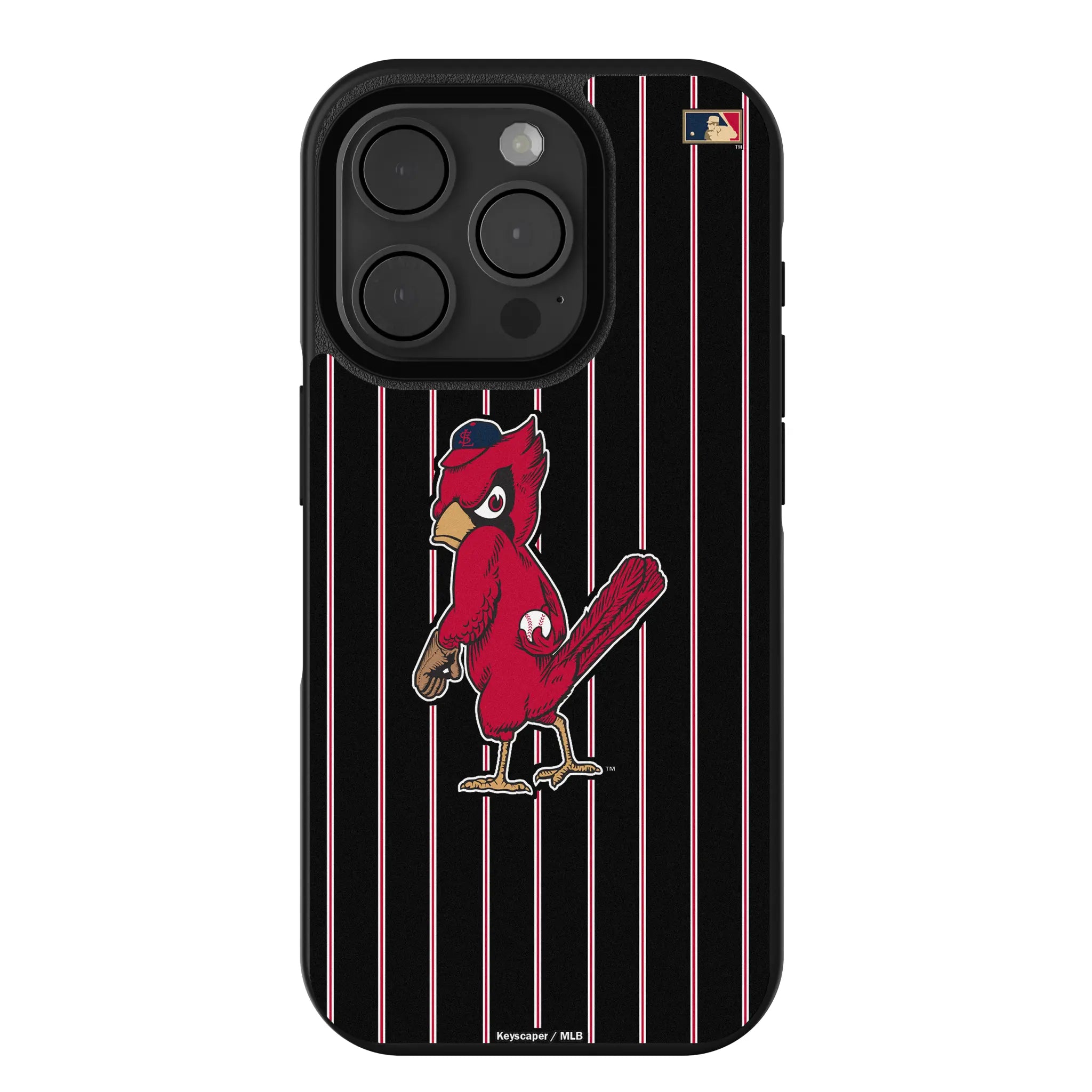 St Louis Cardinals 1950s - Cooperstown Collection Pinstripe Bump Phone Case