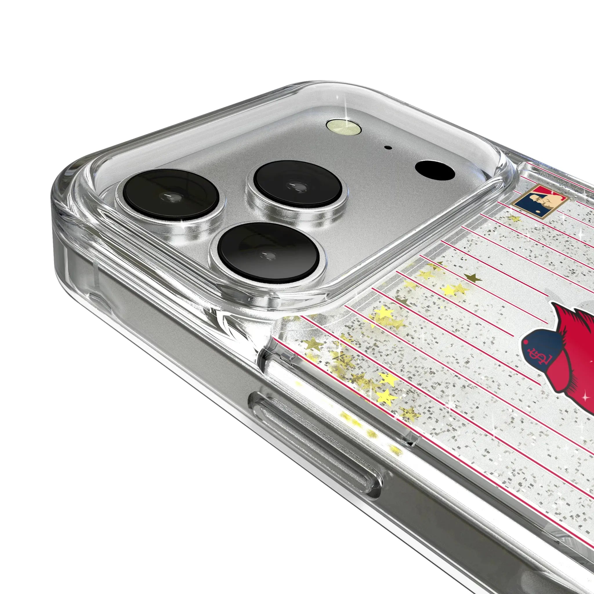 St Louis Cardinals 1950s - Cooperstown Collection Pinstripe Glitter Phone Case