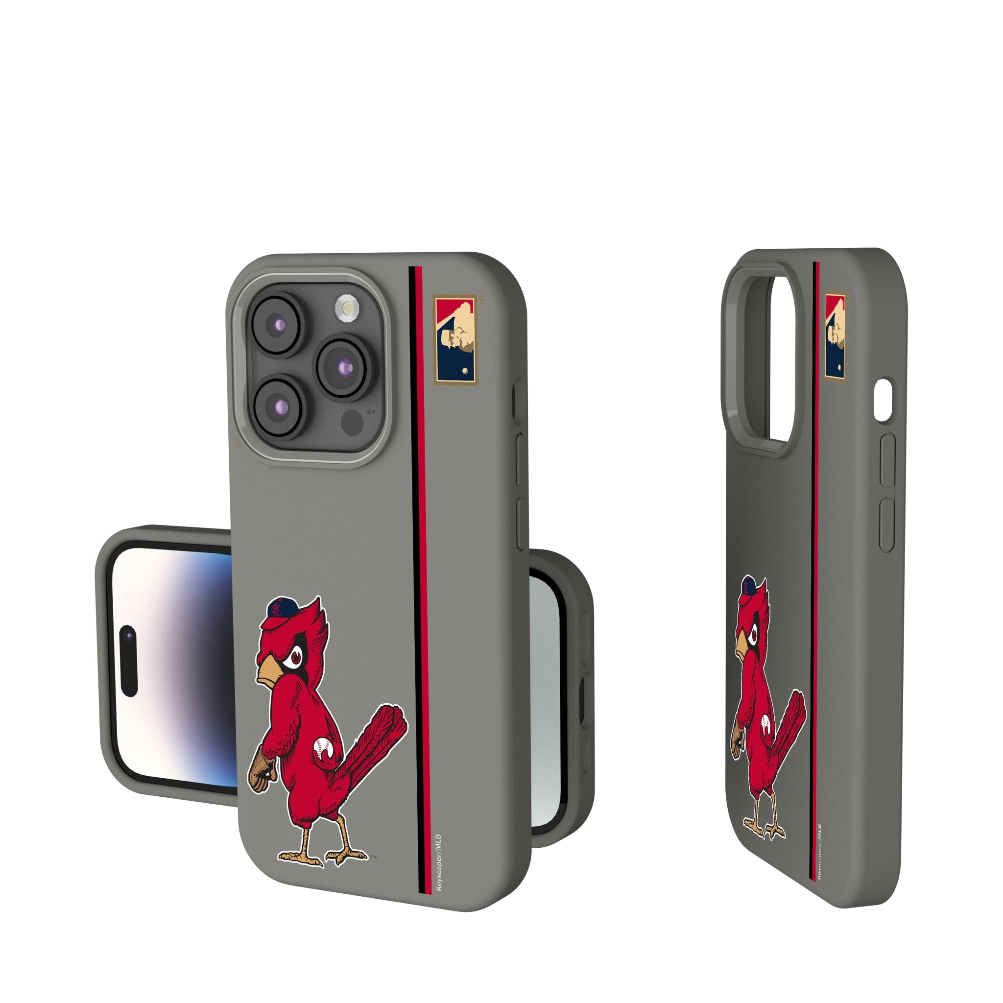 St Louis Cardinals 1950s - Cooperstown Collection Sidebar Soft Touch Phone Case - Sports Gifts, Sports Memorabilia, Sports Collectibles, Fan Shop