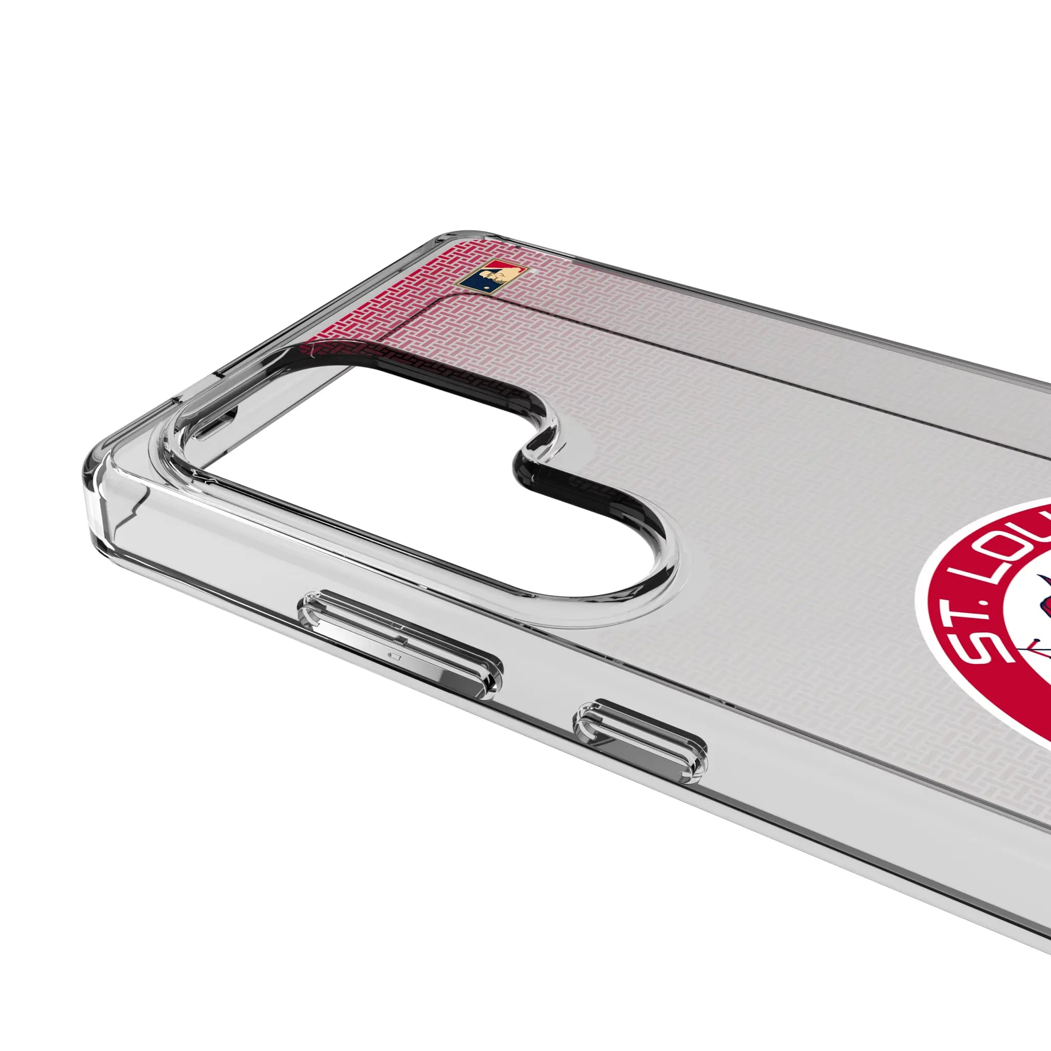 St Louis Cardinals 1966-1997 - Cooperstown Collection Linen Clear Phone Case for Samsung Galaxy