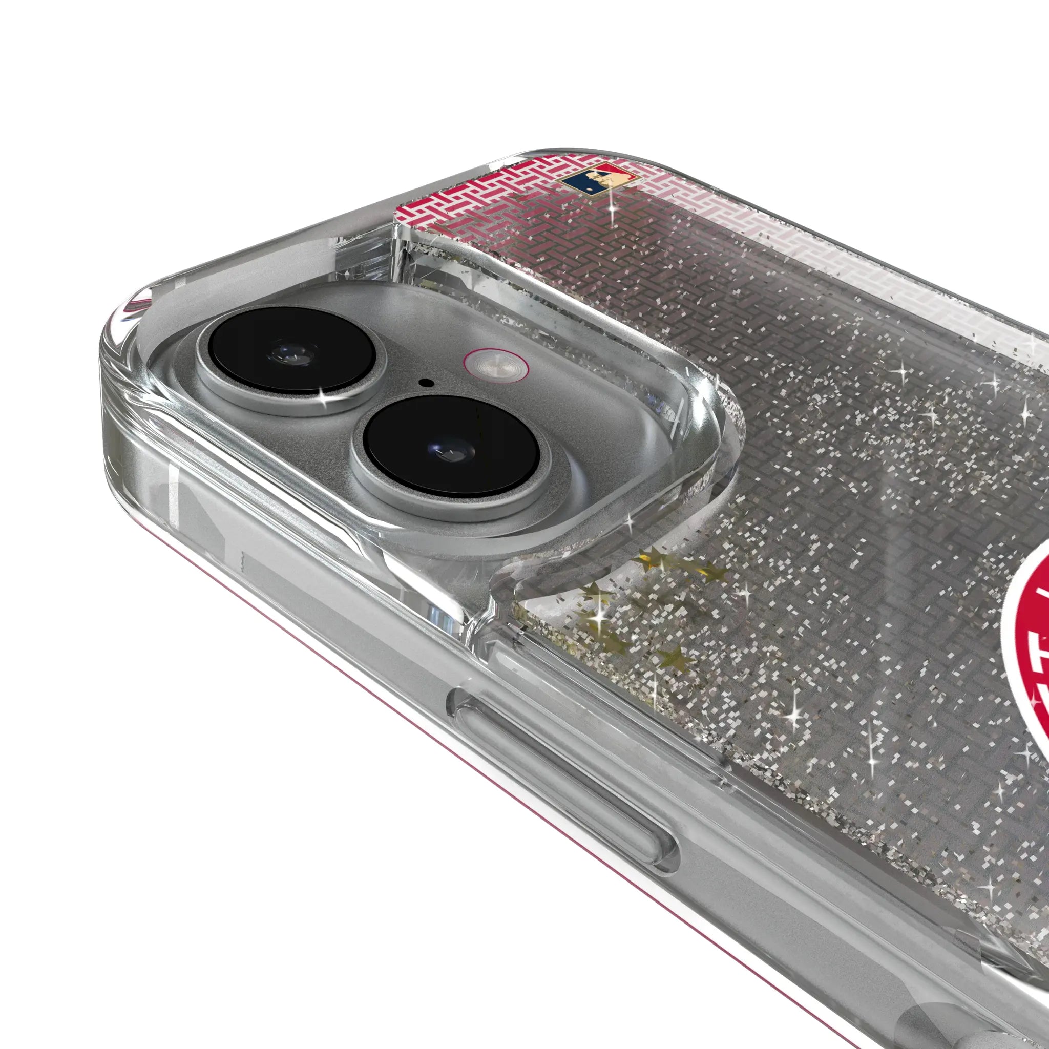 St Louis Cardinals 1966-1997 - Cooperstown Collection Linen Glitter Phone Case