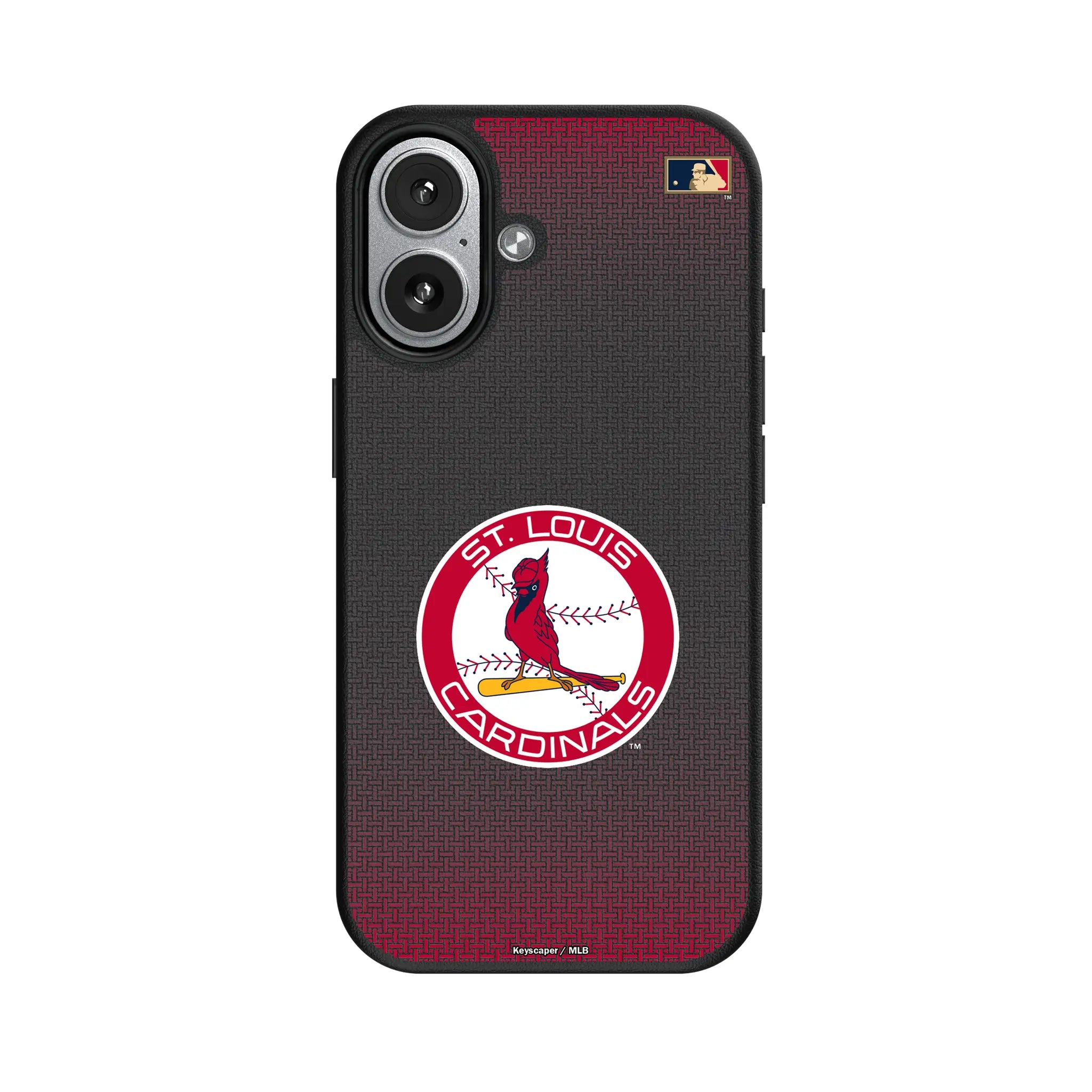 St Louis Cardinals 1966-1997 - Cooperstown Collection Linen MagSafe Compatible Phone Case for Apple iPhone