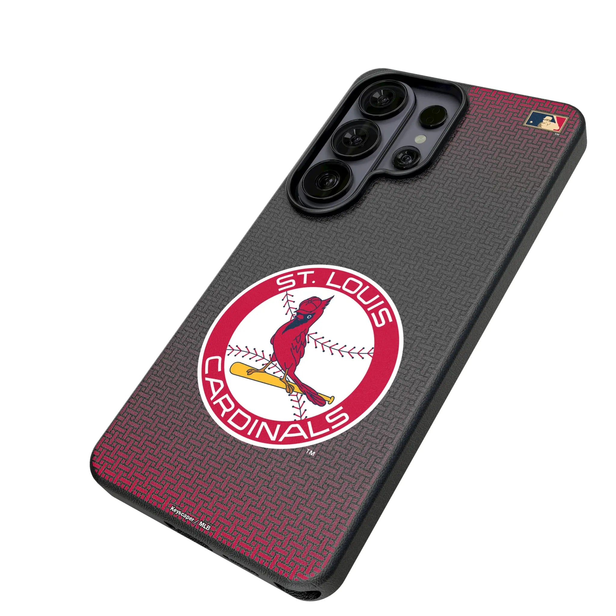 St Louis Cardinals 1966-1997 - Cooperstown Collection Linen MagSafe Compatible Phone Case for Samsung Galaxy