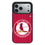 St Louis Cardinals 1966-1997 - Cooperstown Collection Pinstripe Bump Phone Case