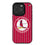 St Louis Cardinals 1966-1997 - Cooperstown Collection Pinstripe Bump Phone Case