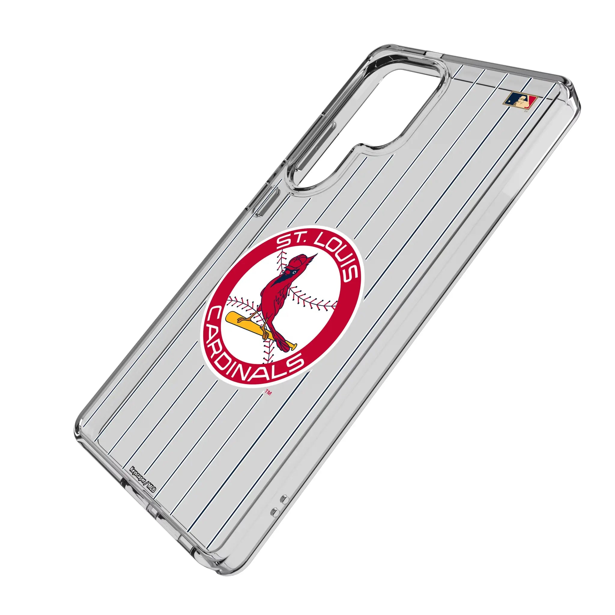 St Louis Cardinals 1966-1997 - Cooperstown Collection Pinstripe Clear Phone Case for Samsung Galaxy