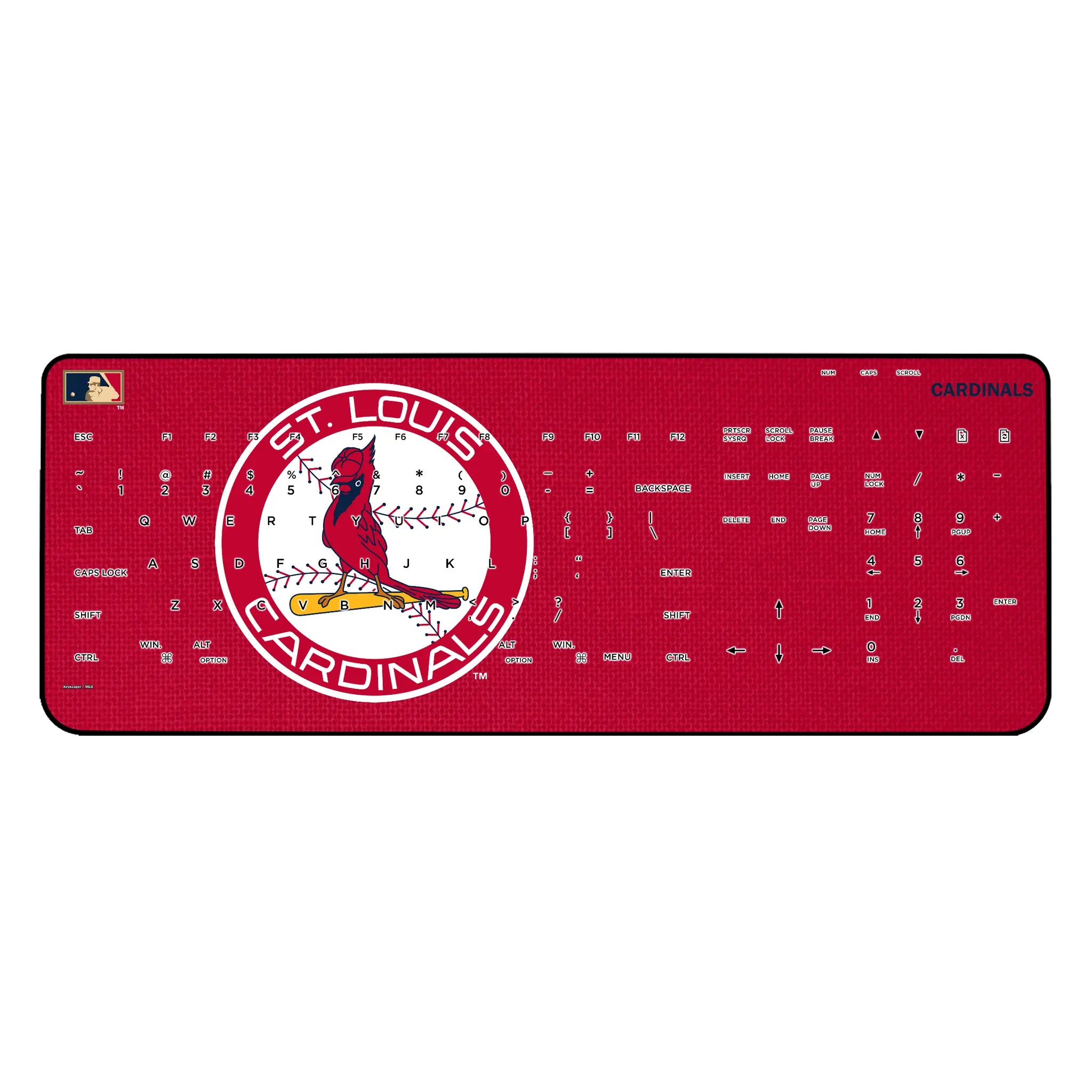 St Louis Cardinals 1966-1997 - Cooperstown Collection Solid Wireless USB Keyboard