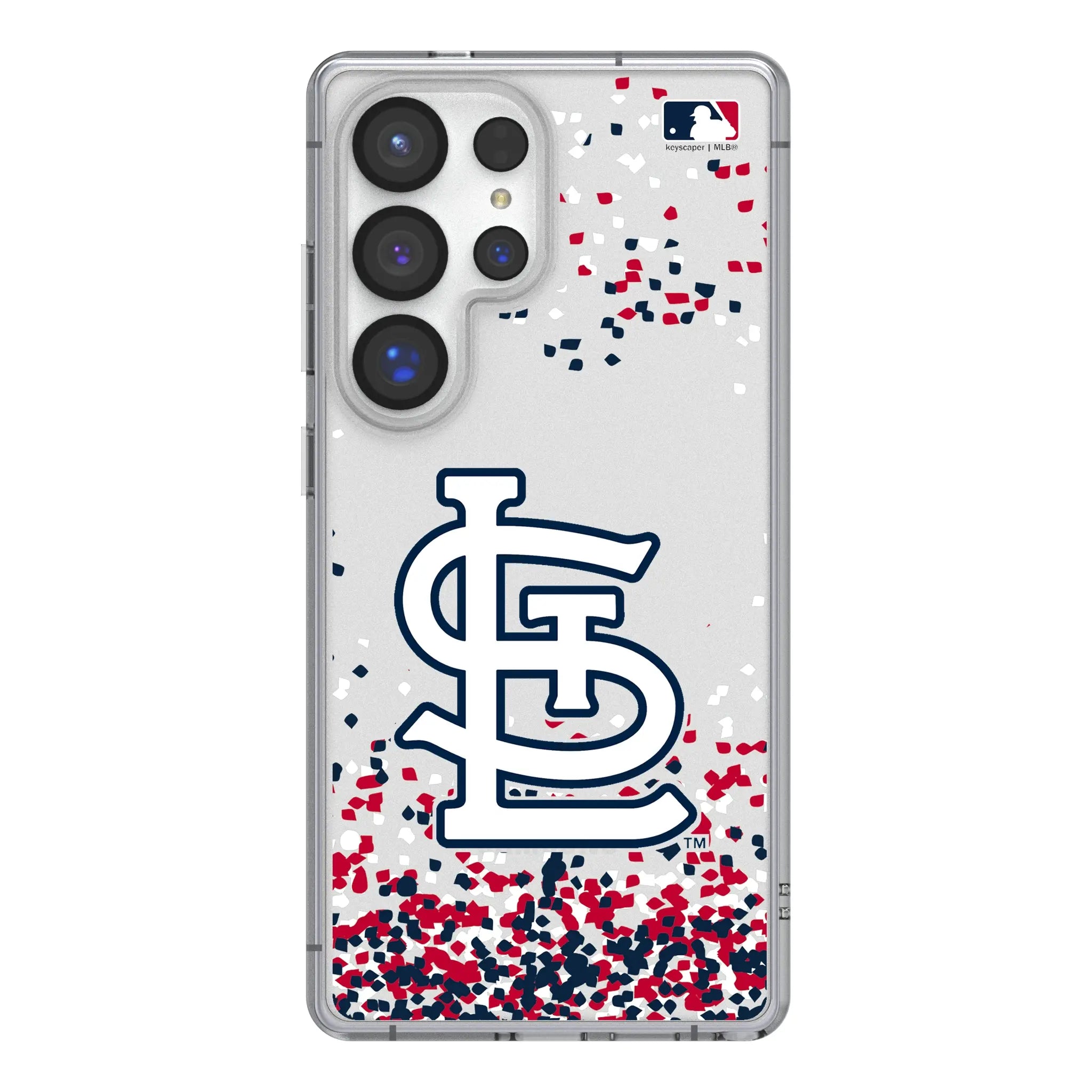 St Louis Cardinals Confetti Clear Phone Case for Samsung Galaxy
