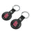 St Louis Cardinals Insignia Black Airtag Holder 2-Pack