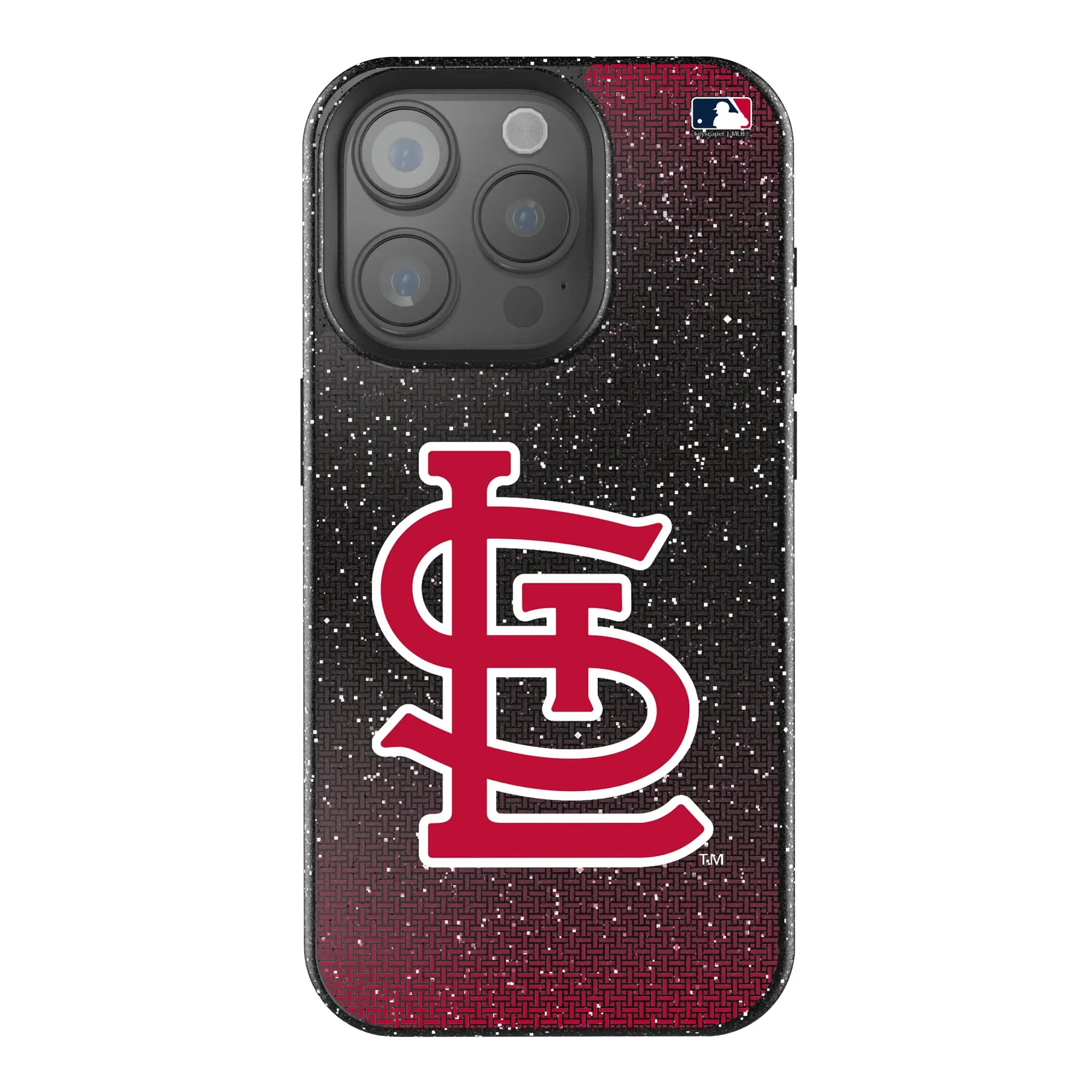 St Louis Cardinals Linen Bling Phone Case for Apple iPhone