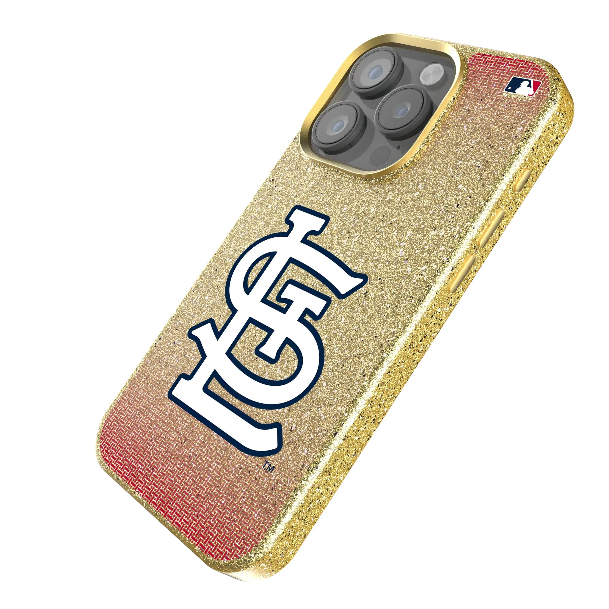 St Louis Cardinals Linen Bling Phone Case for Apple iPhone