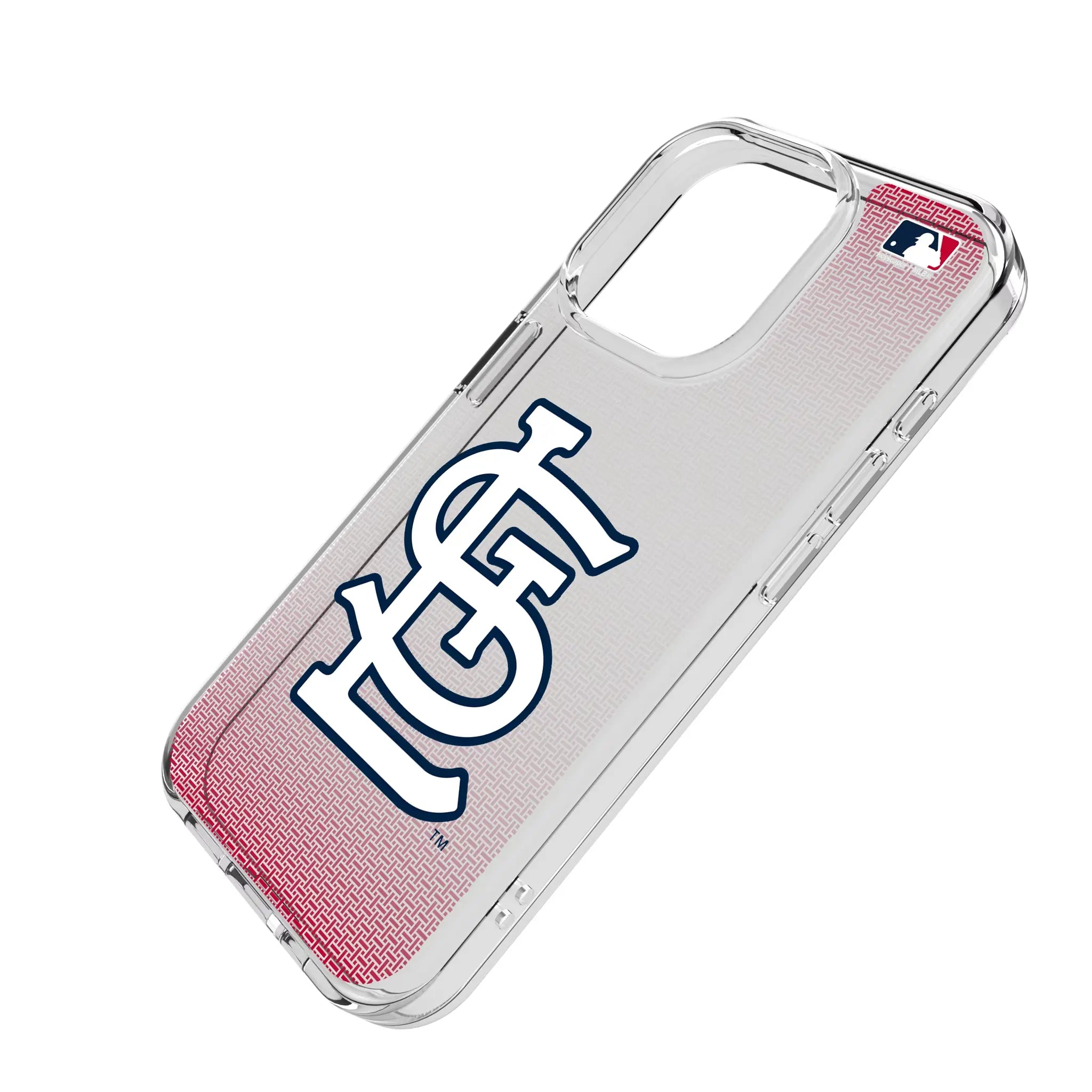 St Louis Cardinals Linen Clear Phone Case for Apple iPhone