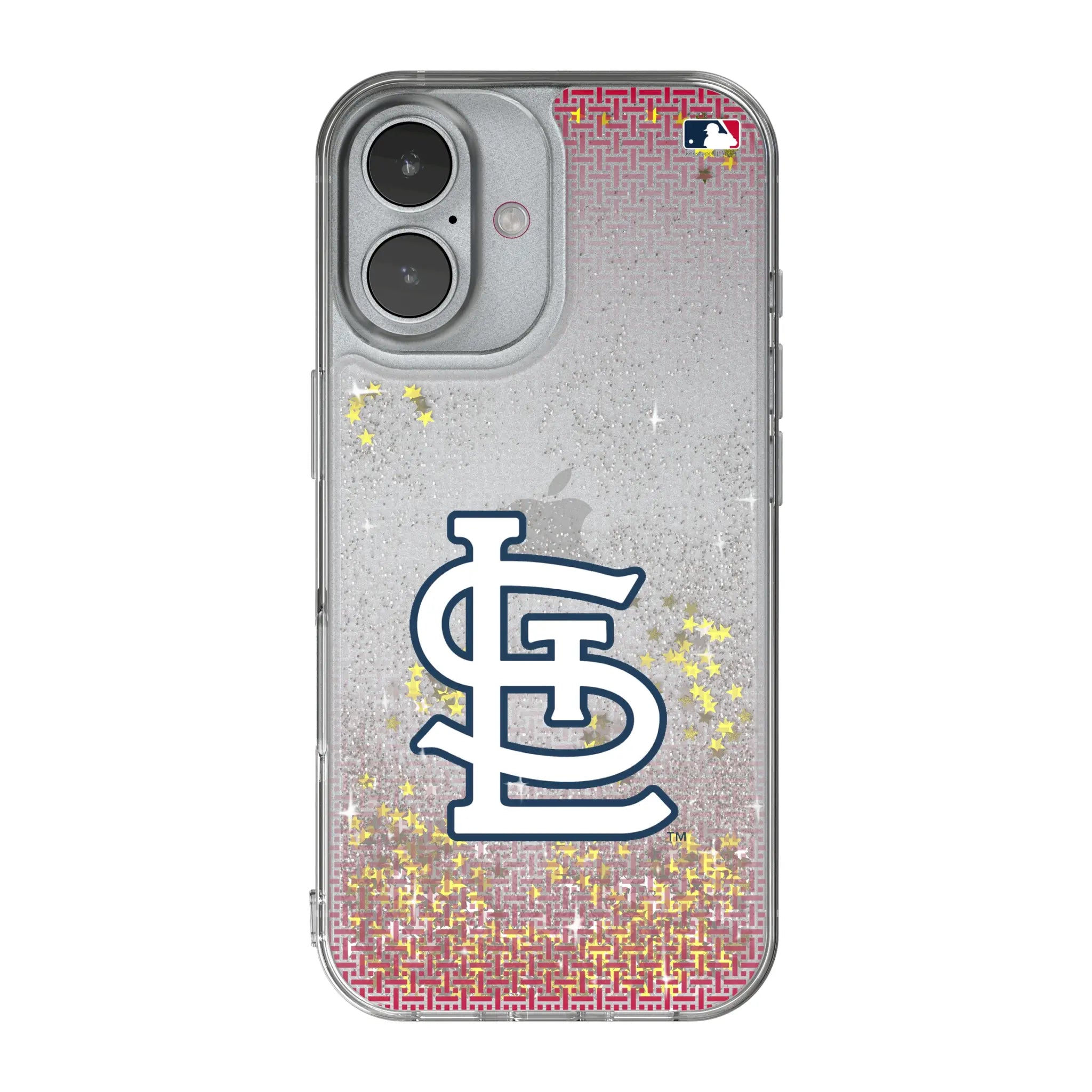 St Louis Cardinals Linen Glitter Phone Case