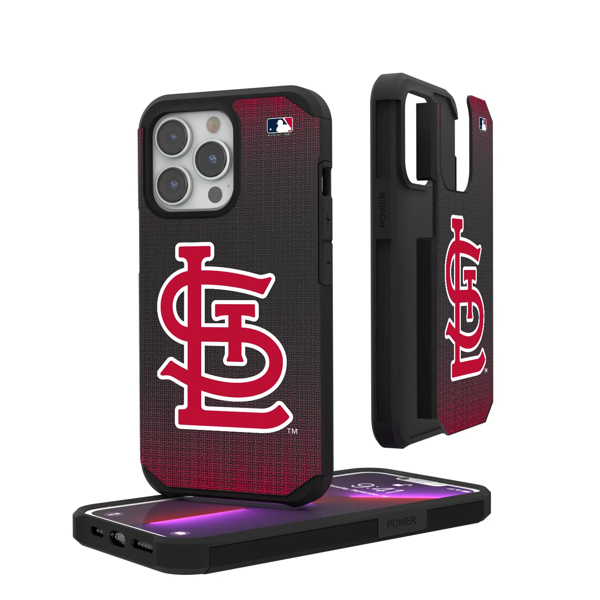 St Louis Cardinals Linen Rugged Phone Case