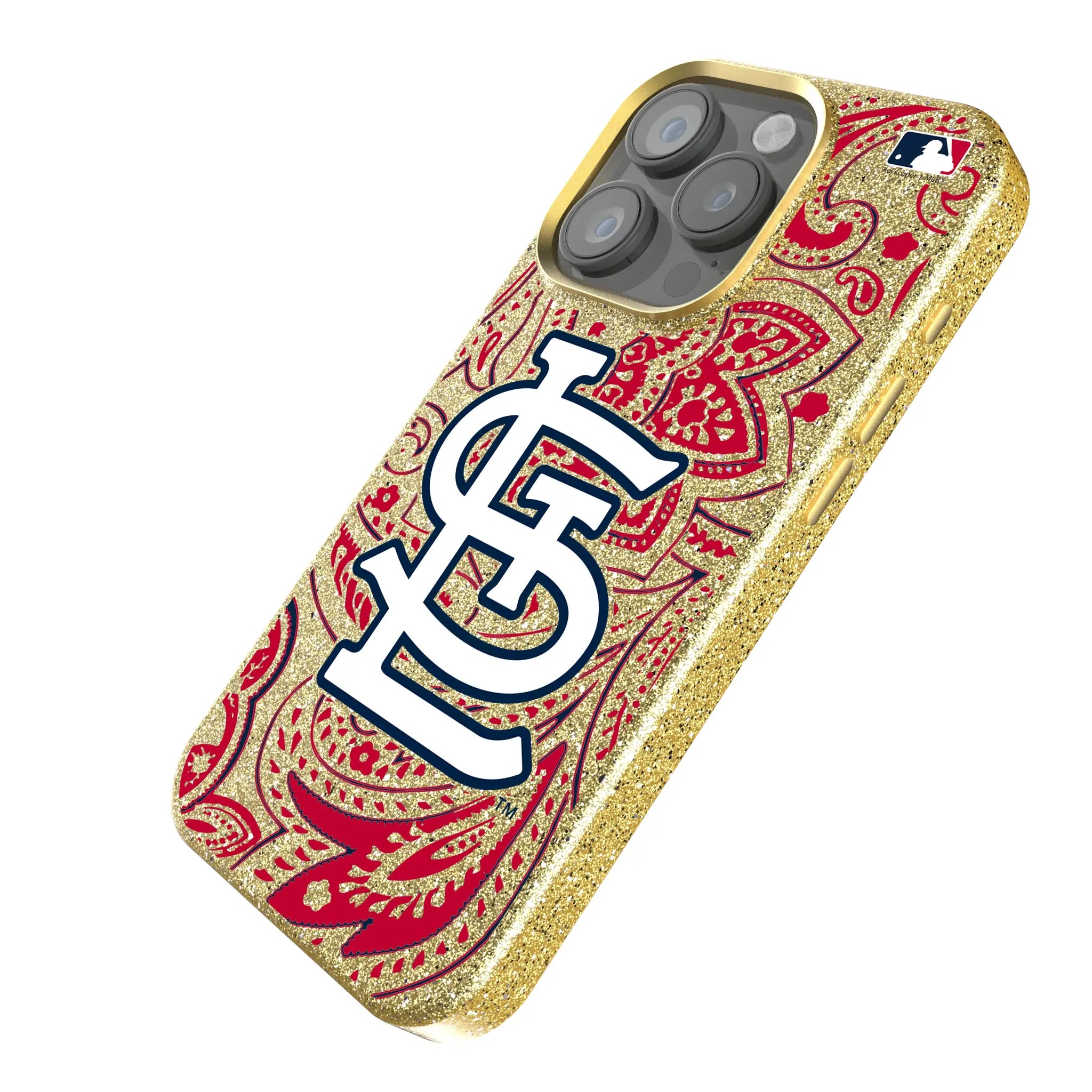 St Louis Cardinals Paisley Bling Phone Case