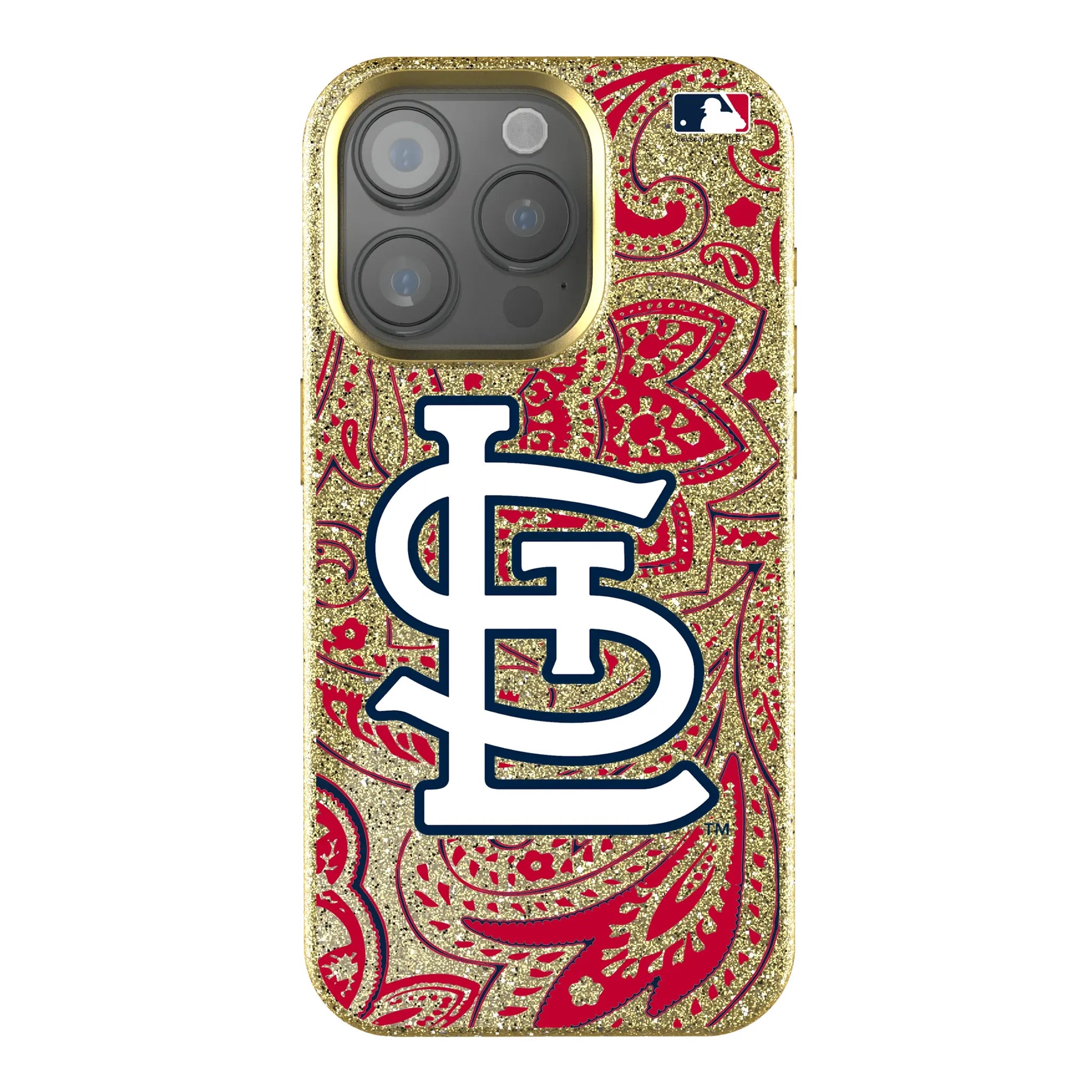 St Louis Cardinals Paisley Bling Phone Case