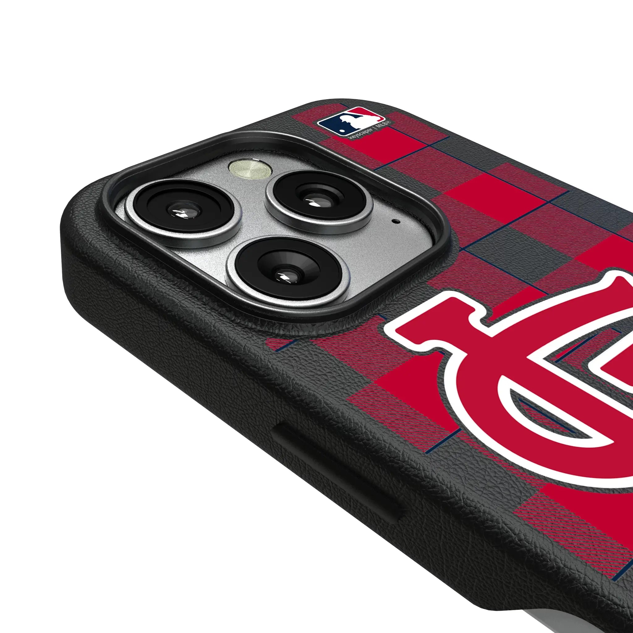 St Louis Cardinals Plaid MagSafe Compatible Phone Case for Apple iPhone
