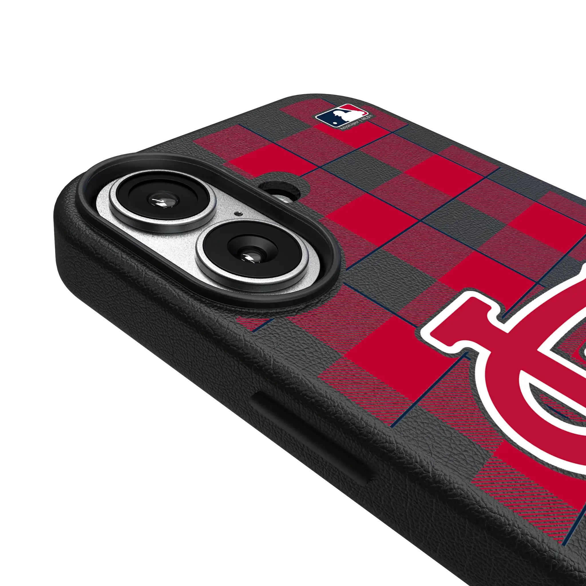 St Louis Cardinals Plaid MagSafe Compatible Phone Case for Apple iPhone