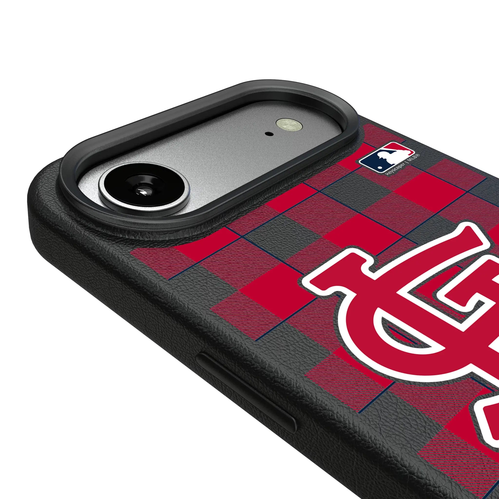 St Louis Cardinals Plaid MagSafe Compatible Phone Case for Apple iPhone