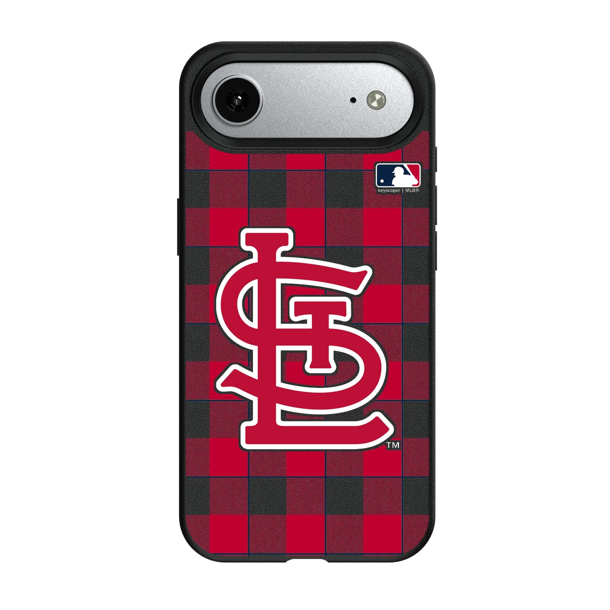 St Louis Cardinals Plaid MagSafe Compatible Phone Case for Apple iPhone
