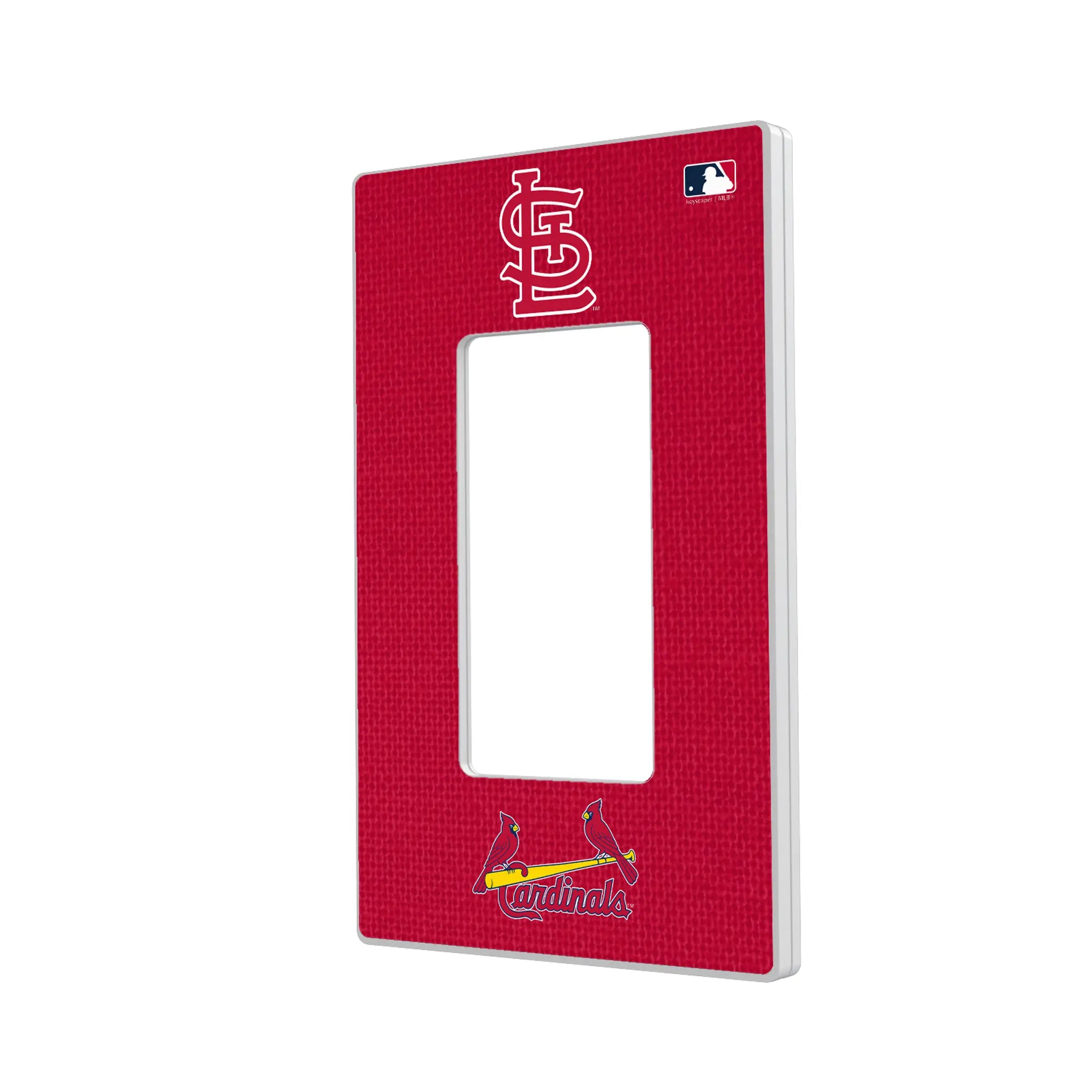 St Louis Cardinals Solid Hidden-Screw Light Switch Plate