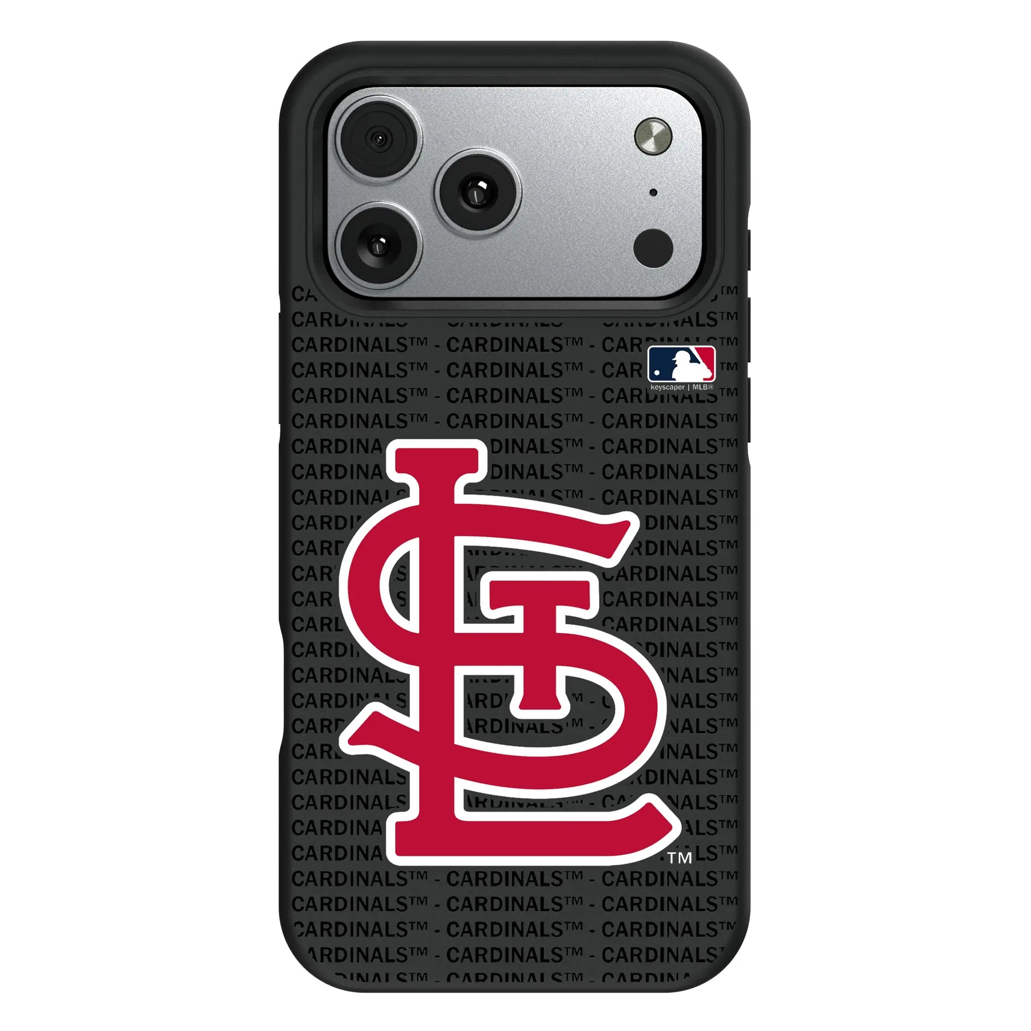 St Louis Cardinals Text Backdrop Bump Phone Case