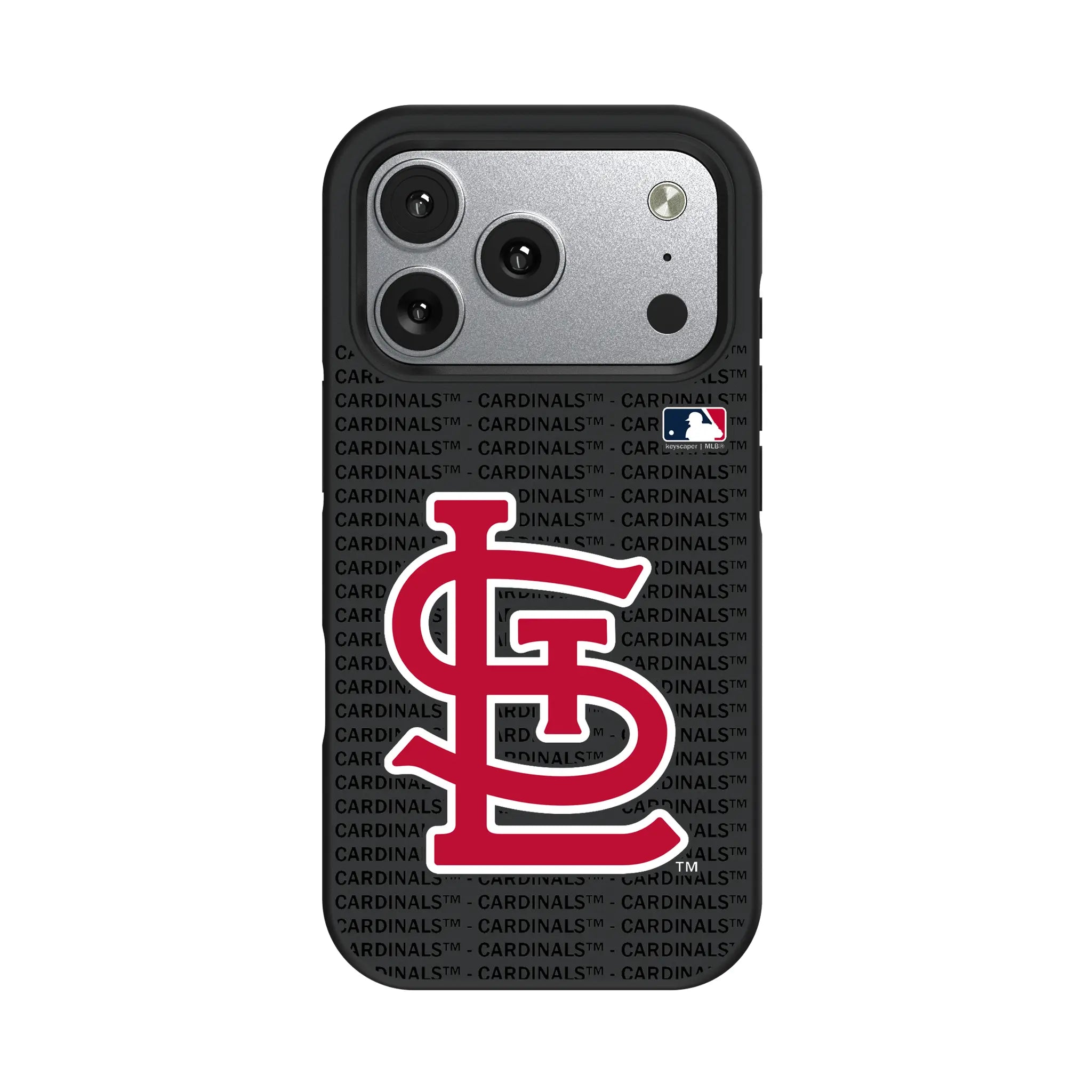 St Louis Cardinals Text Backdrop Bump Phone Case