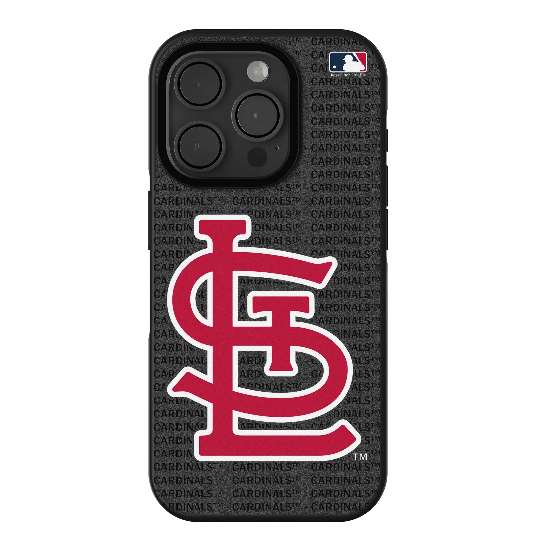 St Louis Cardinals Text Backdrop Bump Phone Case