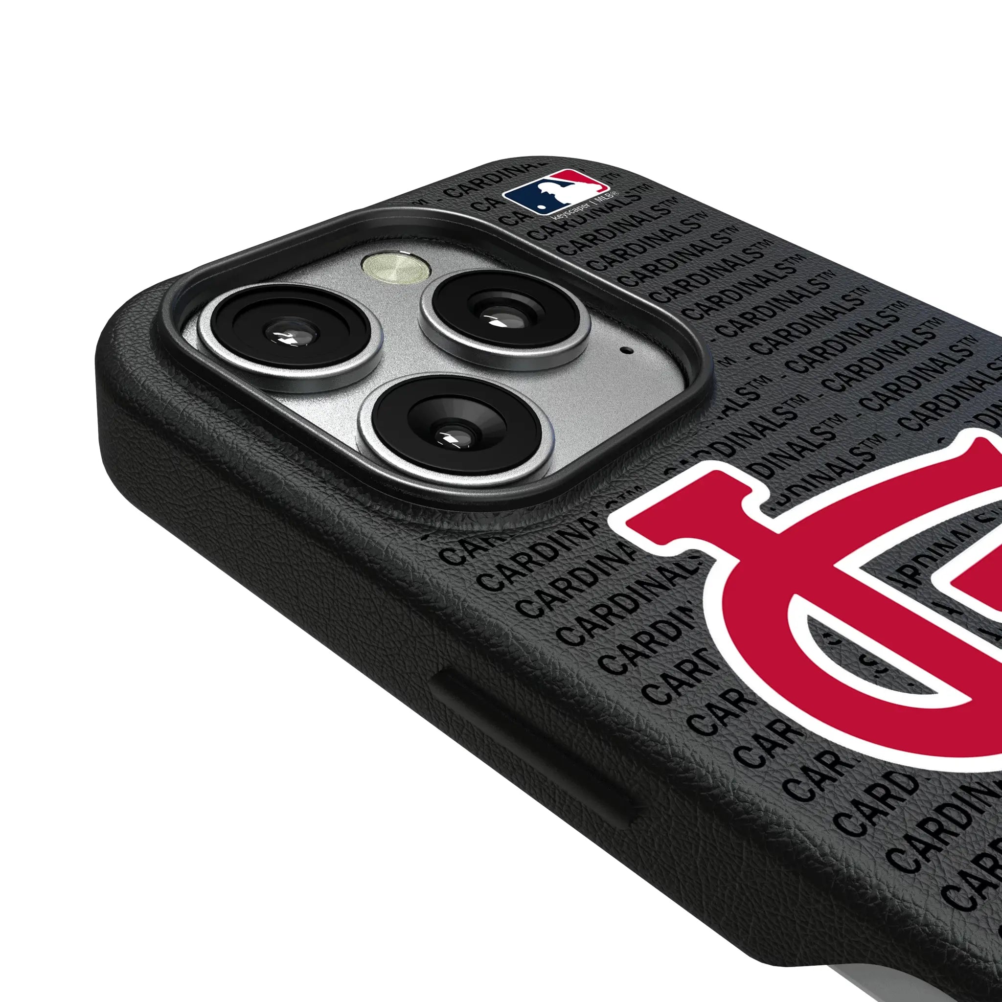 St Louis Cardinals Text Backdrop MagSafe Compatible Phone Case for Apple iPhone