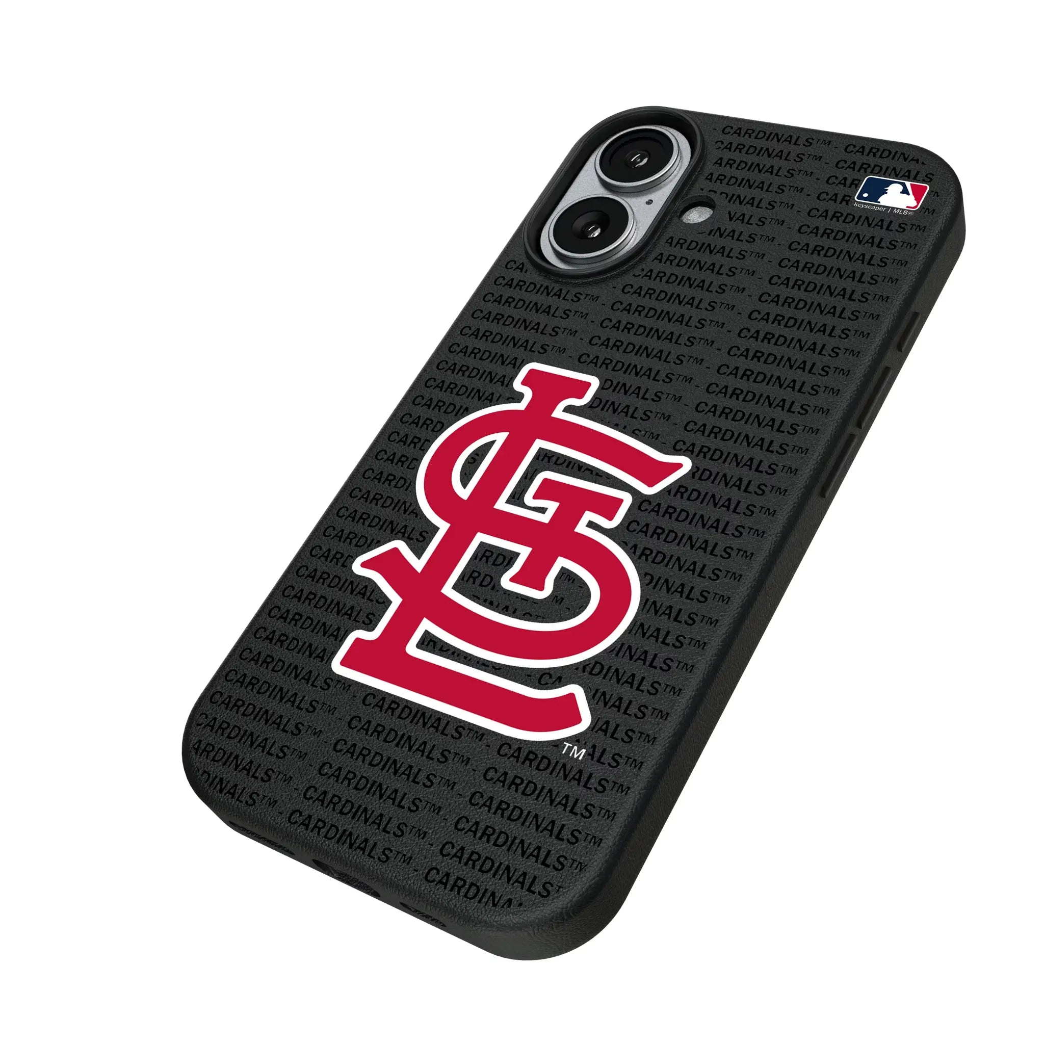St Louis Cardinals Text Backdrop MagSafe Compatible Phone Case for Apple iPhone