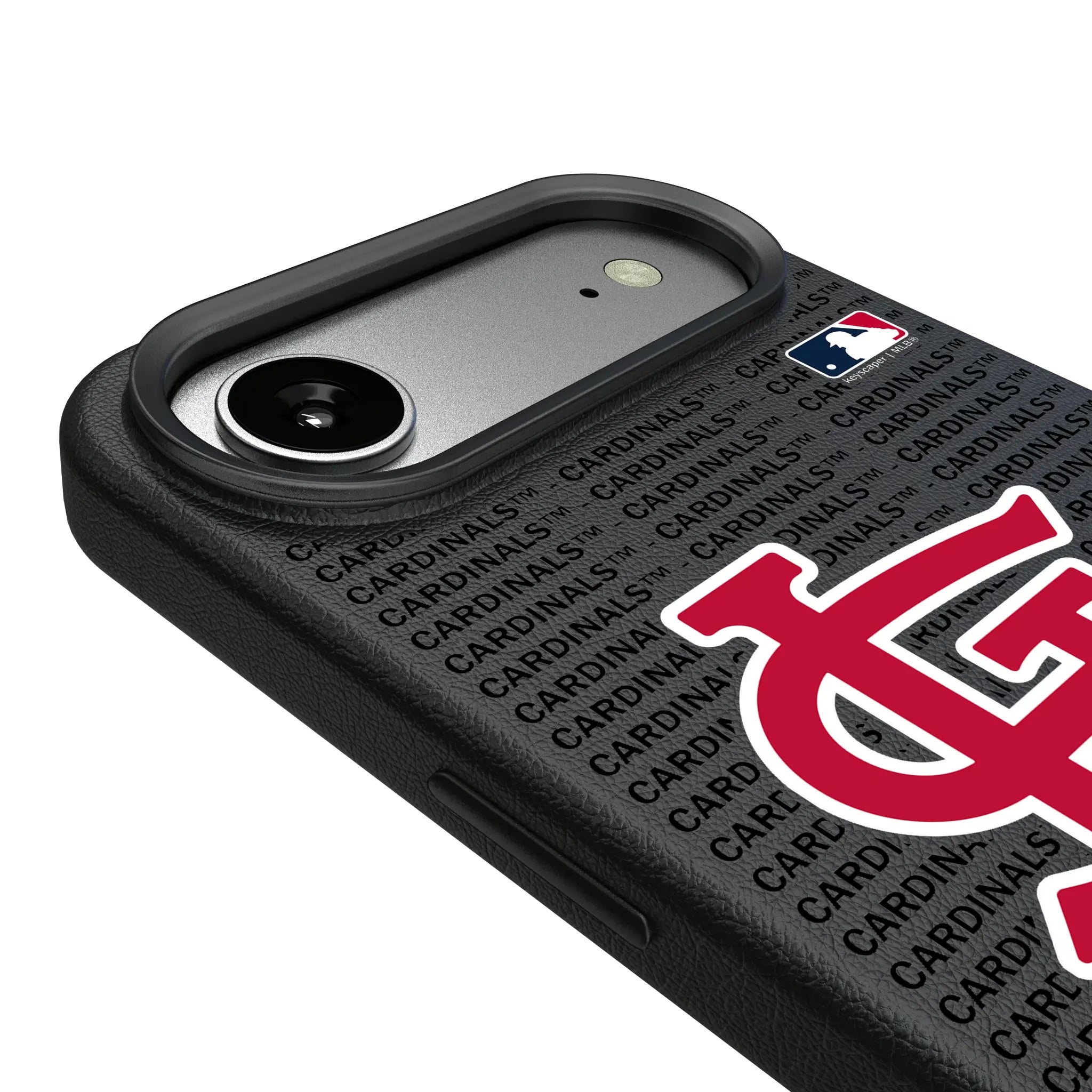 St Louis Cardinals Text Backdrop MagSafe Compatible Phone Case for Apple iPhone
