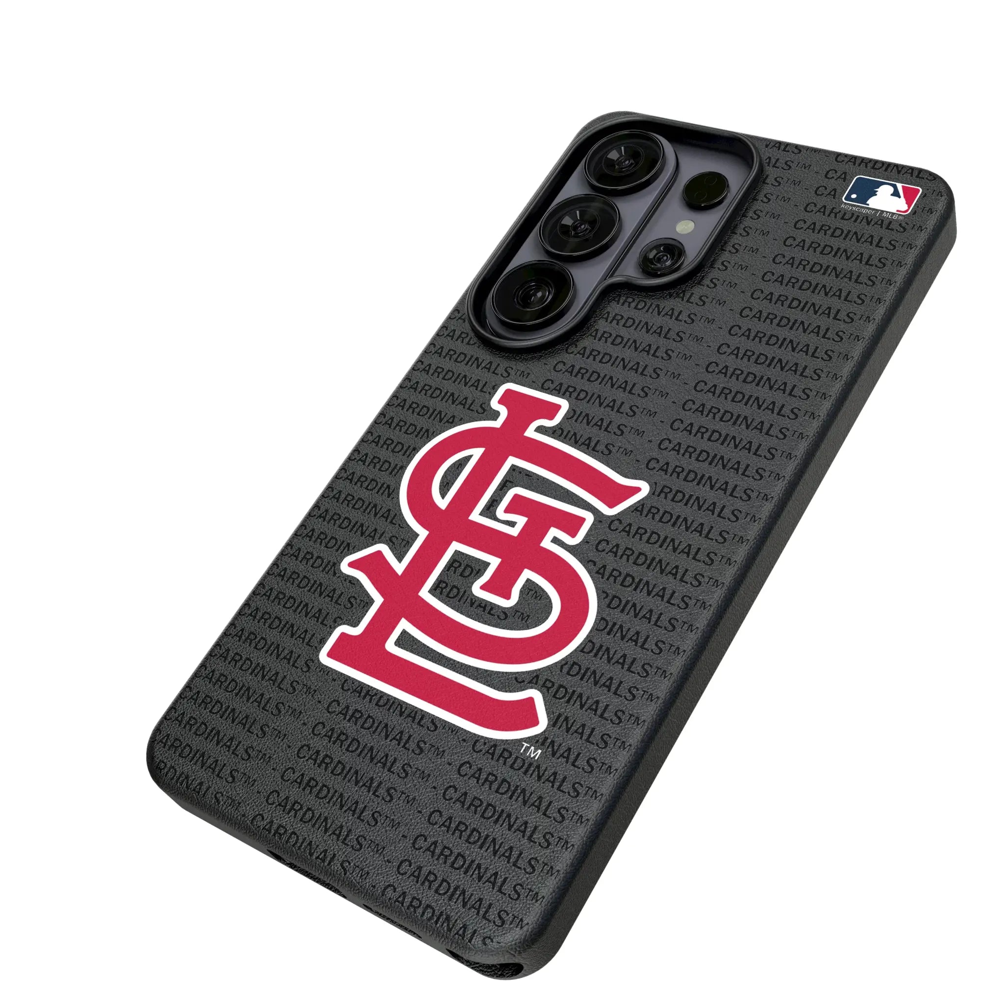 St Louis Cardinals Text Backdrop MagSafe Compatible Phone Case for Samsung Galaxy