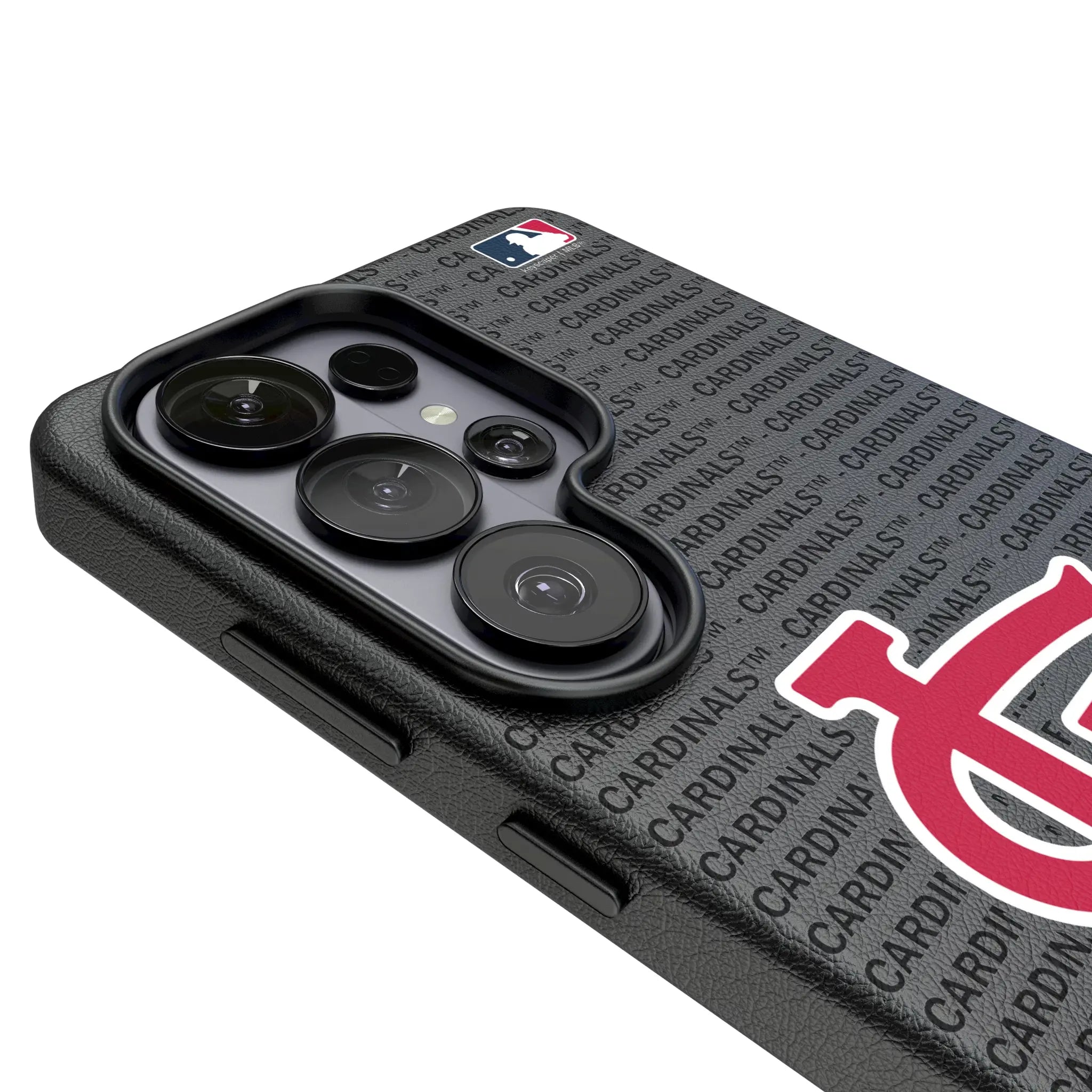 St Louis Cardinals Text Backdrop MagSafe Compatible Phone Case for Samsung Galaxy