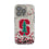 Stanford University Cardinal Confetti Clear Phone Case for Apple iPhone